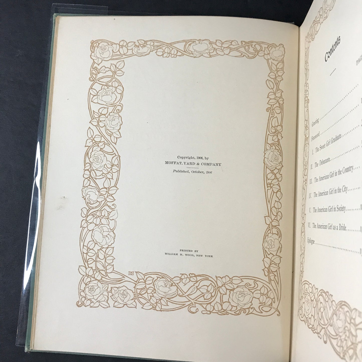 The American Girl - Howard C. Christy - 1906 - First Edition - 16 Color plates