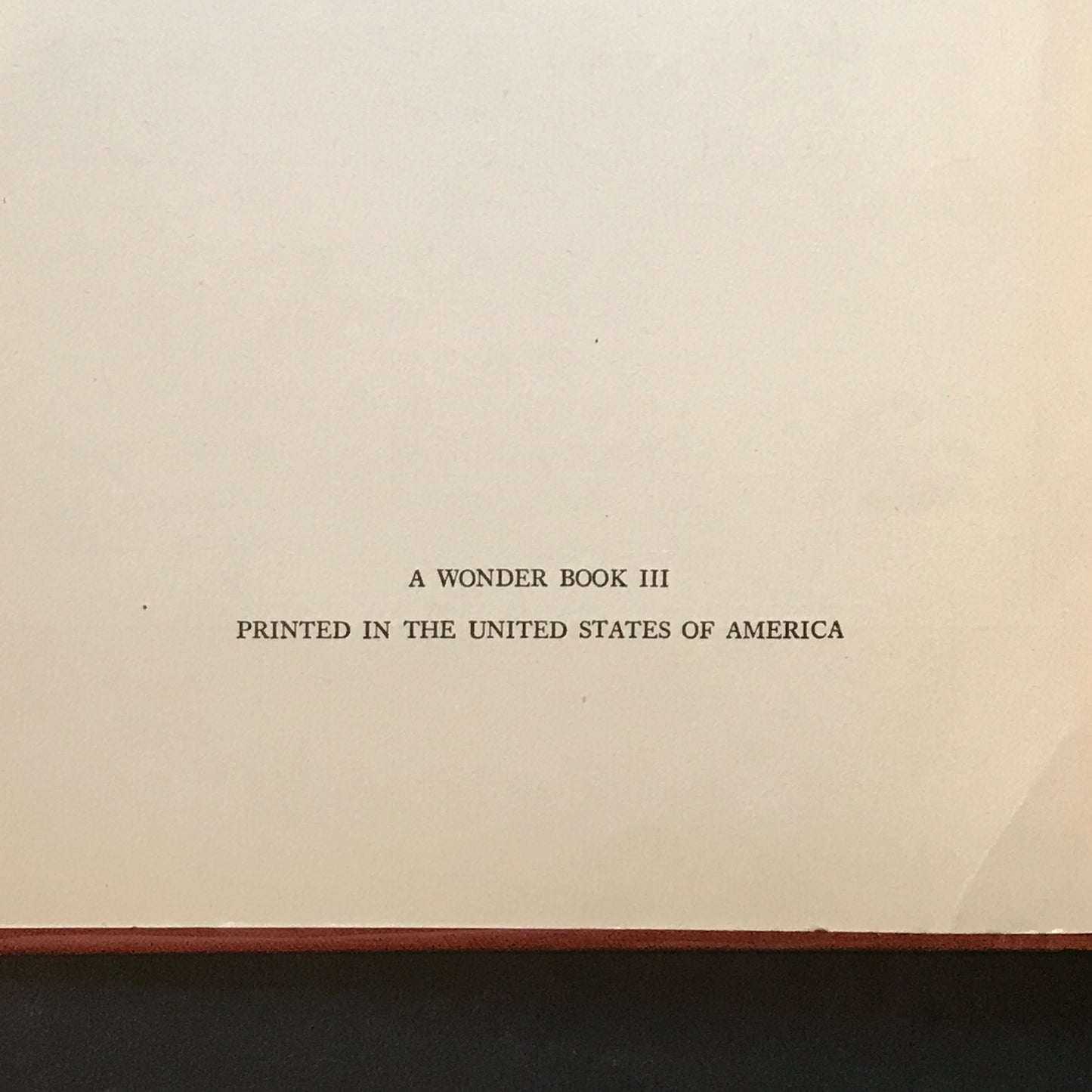 Hawthorne's Wonder Book - Nathaniel Hawthorne - 1st Thus - 1928