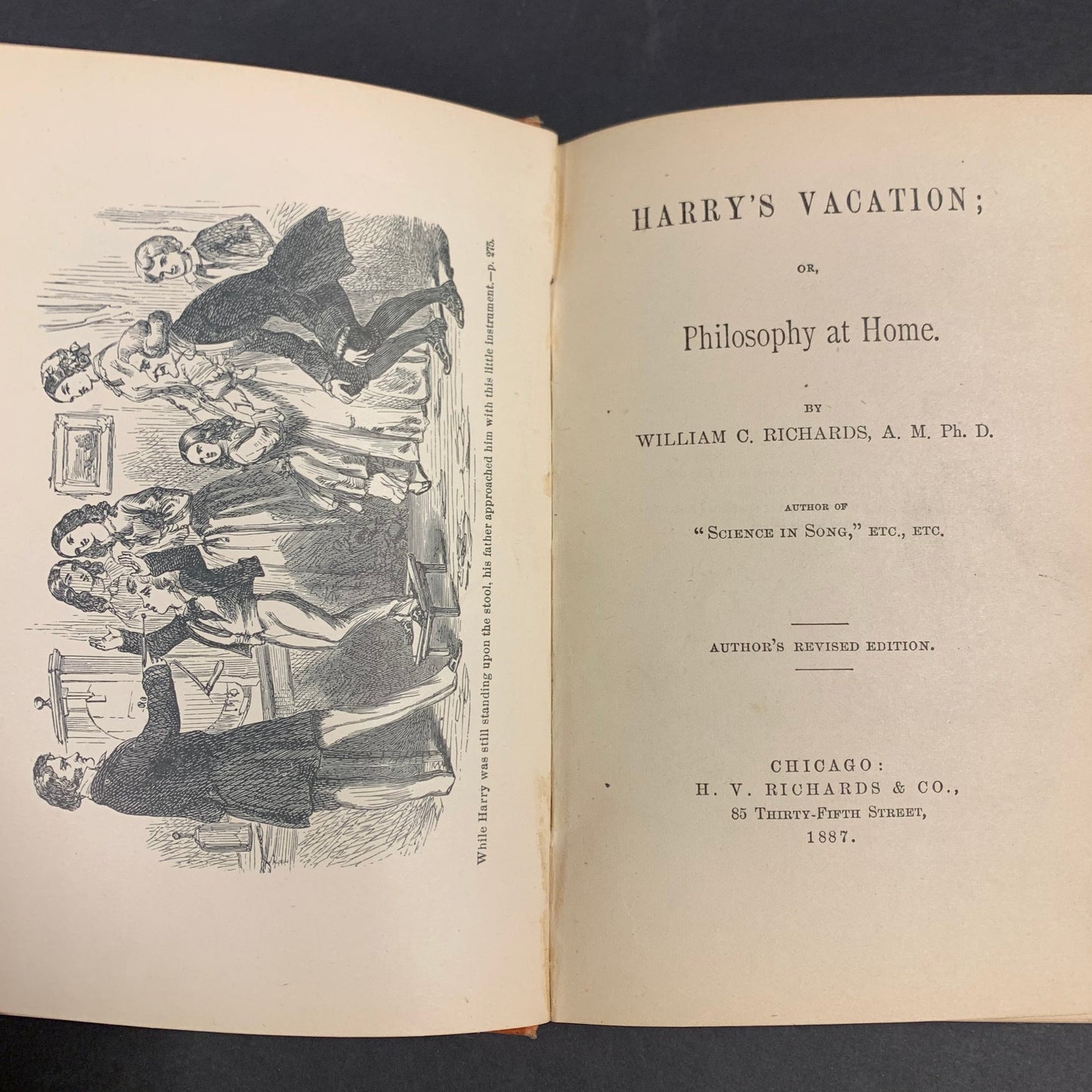 Harry's Vacation or Philosophy at Home - William C. Richards - 1868