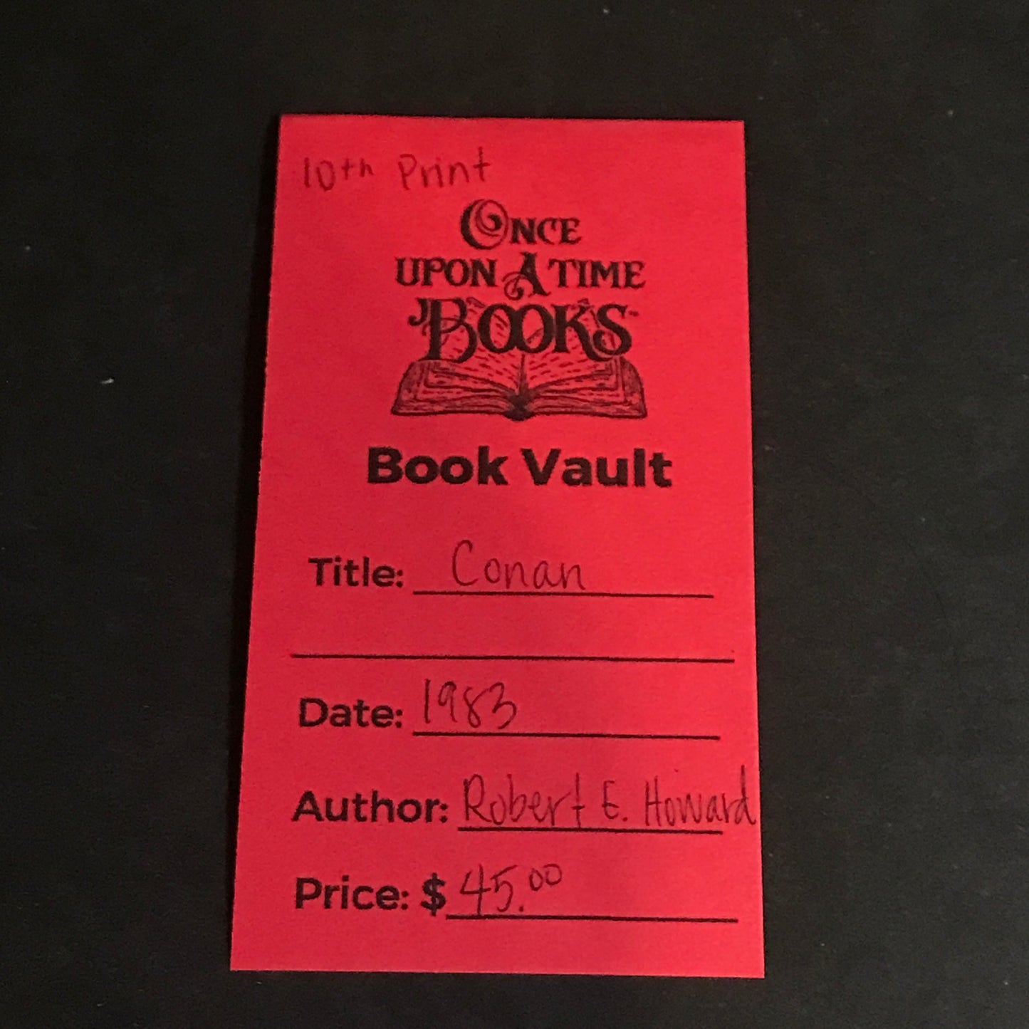 Conan - Robert E. Howard - 10th Print - 1983