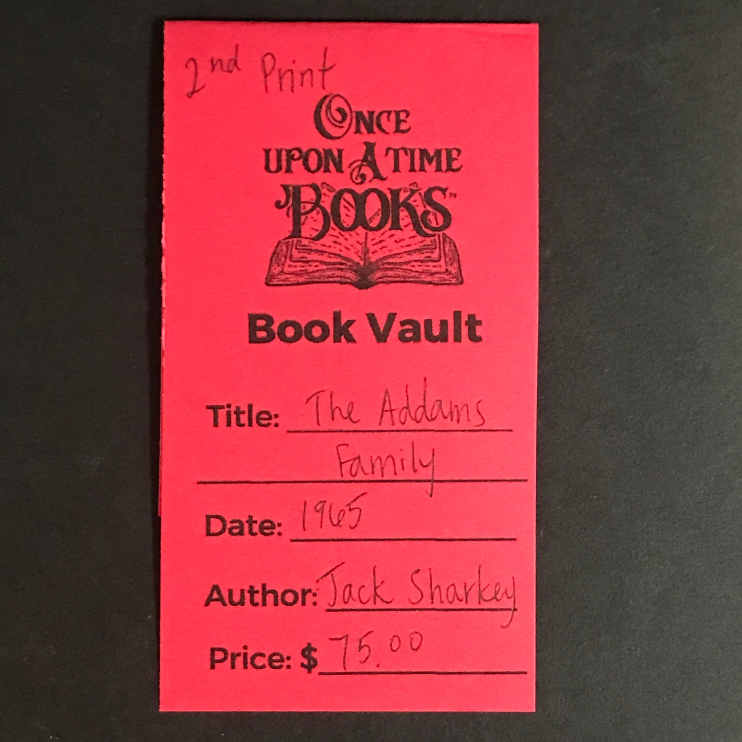 The Addams Family - Jack Sharkey - 2nd Print - 1965