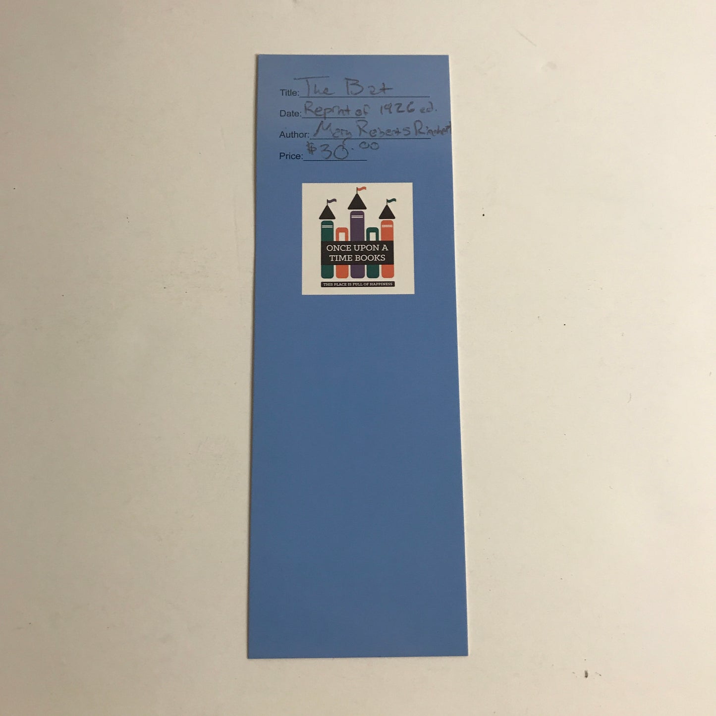 The Bat - Mary Roberts Rinehart - Reprint - 1926