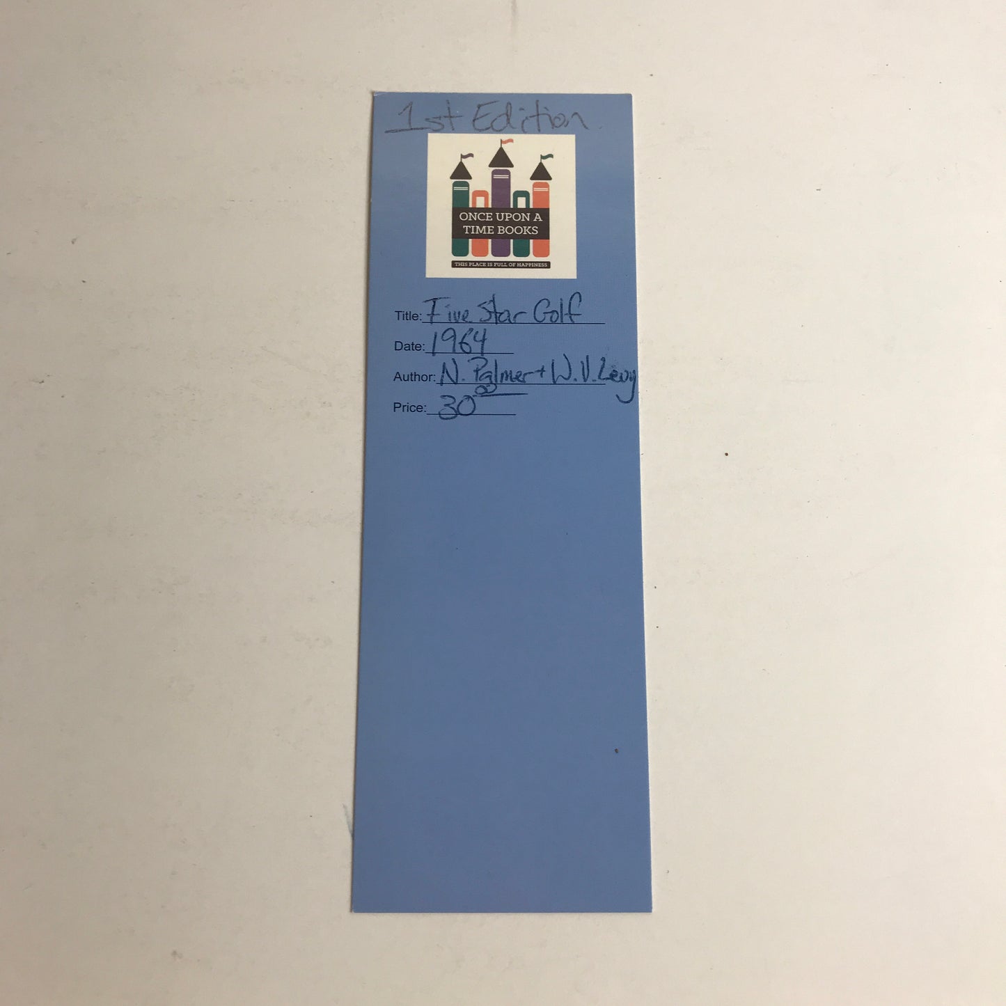 Five Star Golf - Norman Palmer and William V. Levy - 1st Edition - 1964