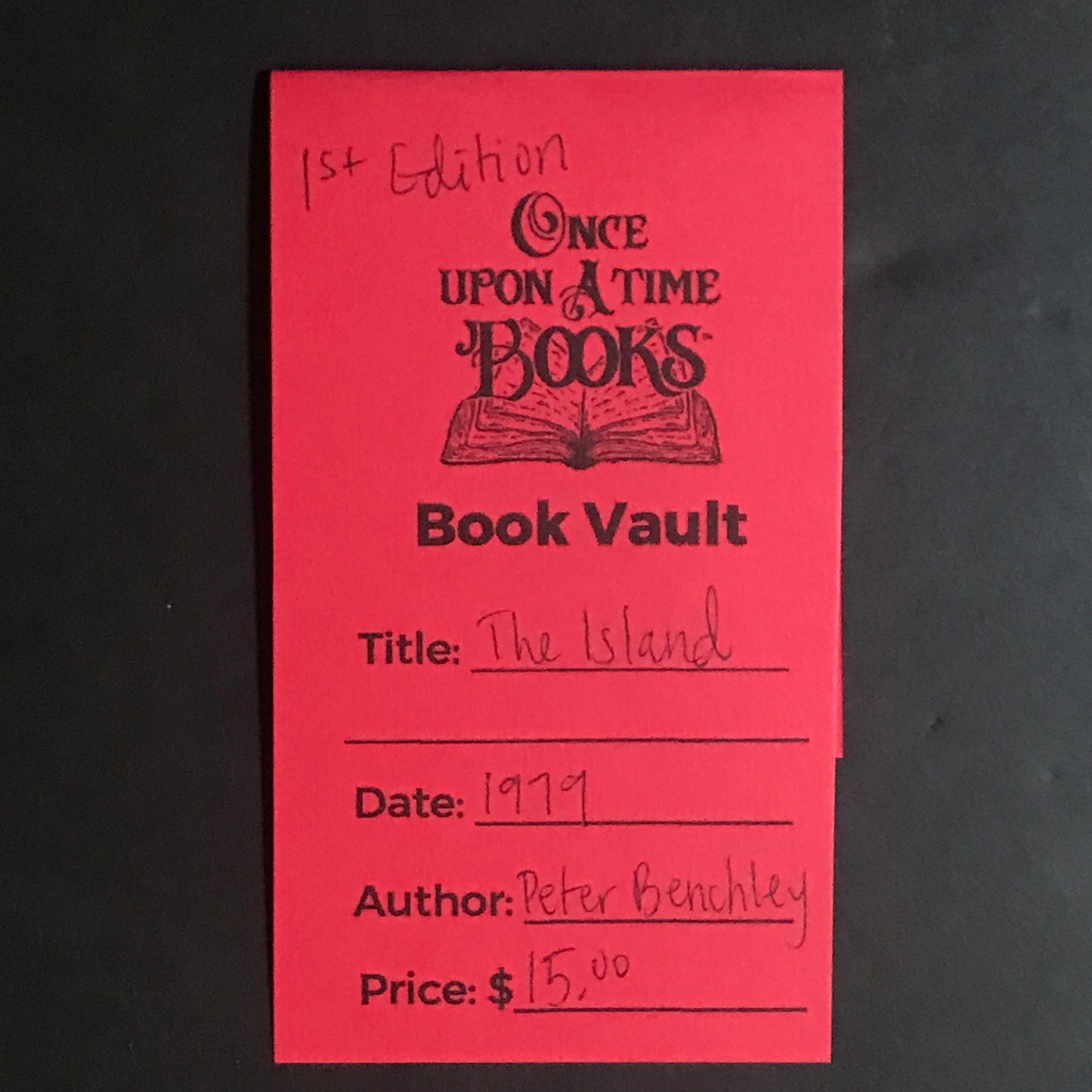 The Island - Peter Benchley - First Edition - 1979