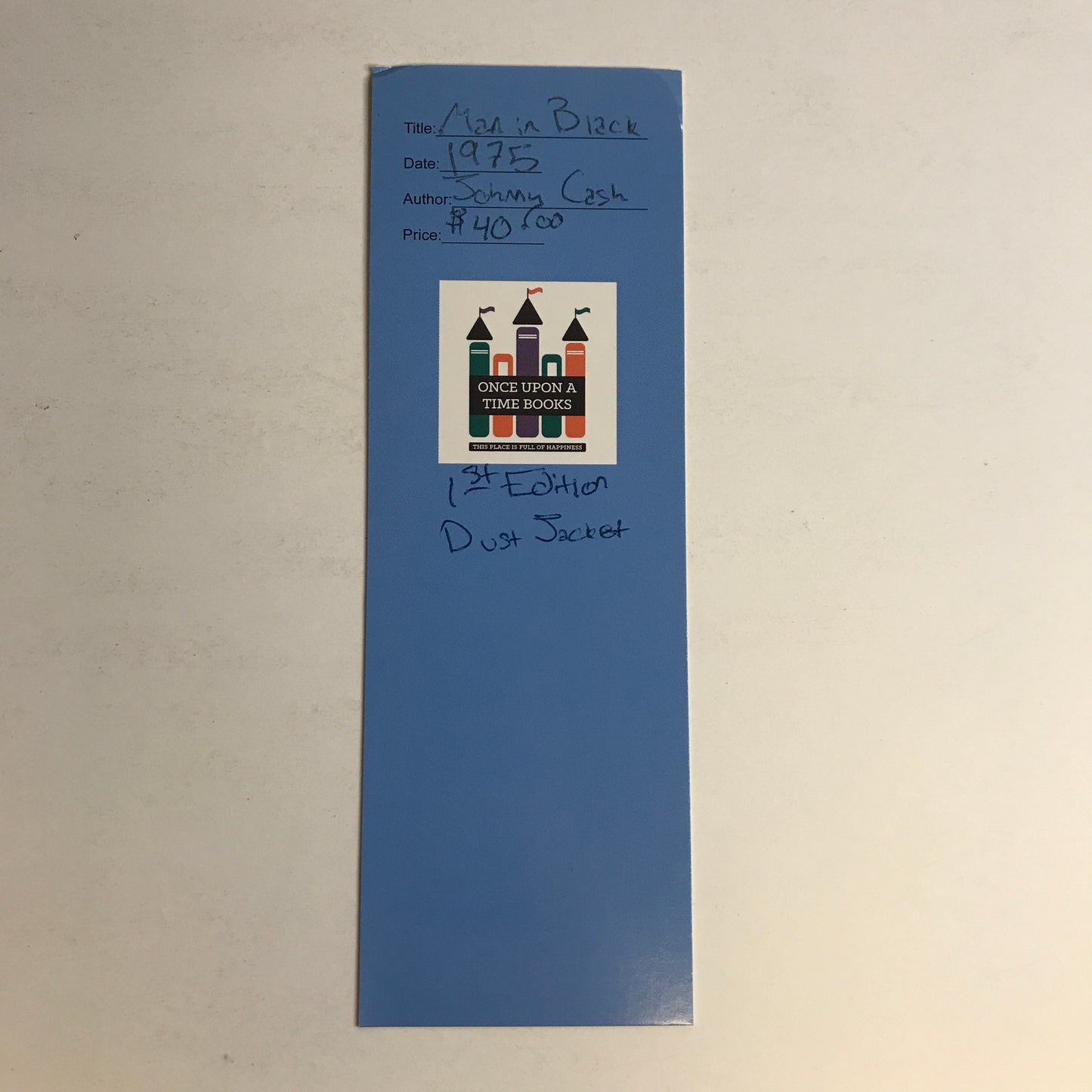 Man in Black - Johnny Cash - 1st Edition - 1975