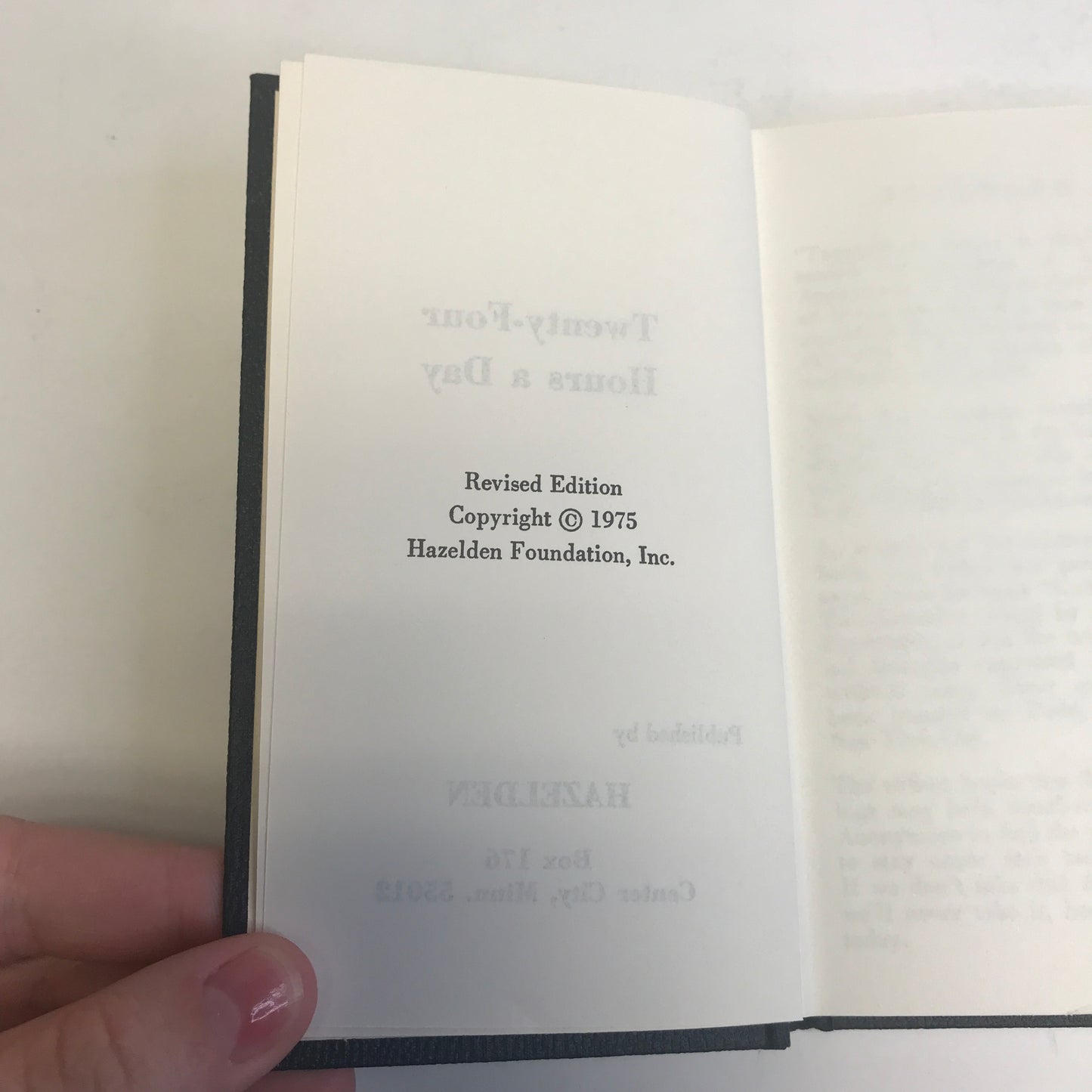 Twenty-Four Hours a Day - A. A. Revised Edition - 1975