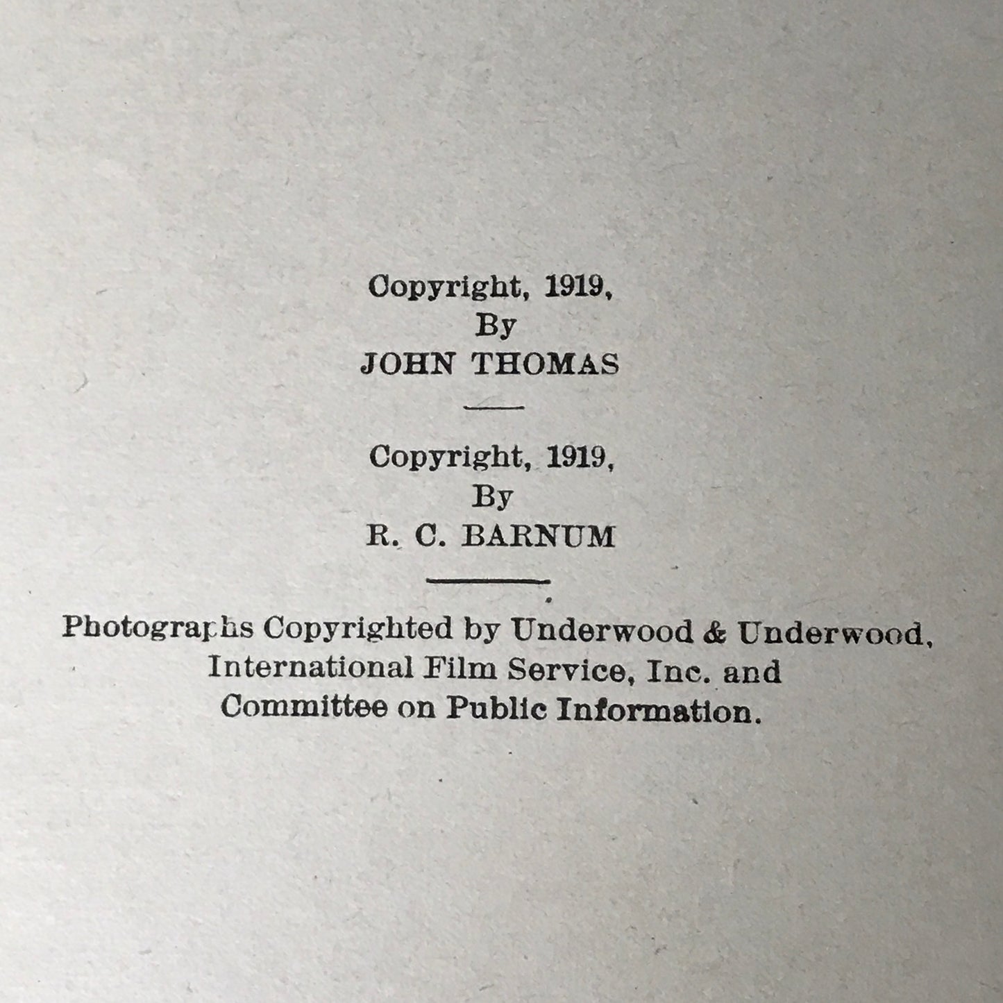 The People's War Book - James Martin Miller & H.S. Canfield - 1919 - Signed by WWI Flying Ace