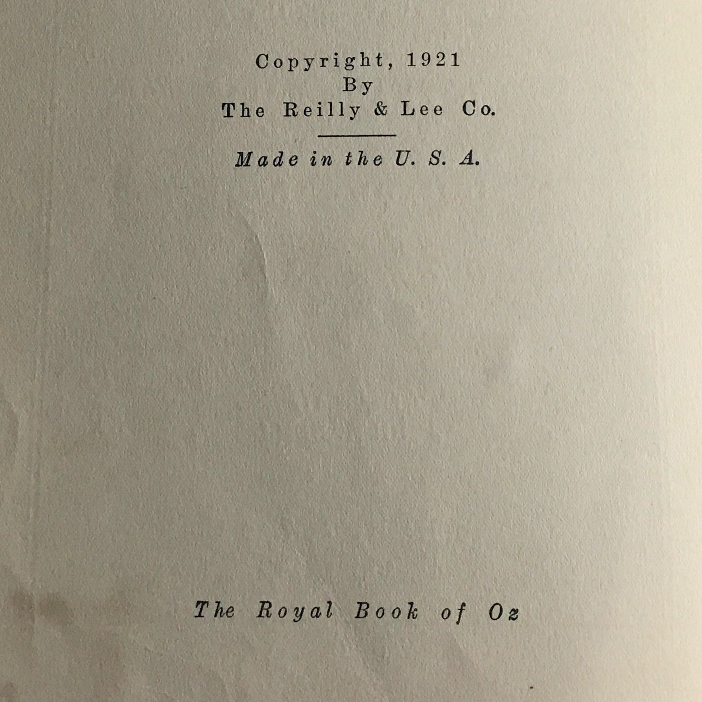 The Royal Book of Oz - L. Frank Baum - 1921