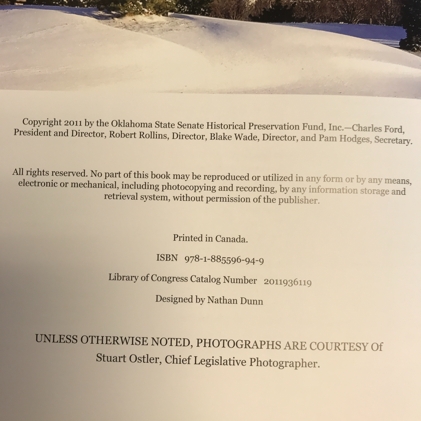 The Oklahoma State Capitol: A History of Our State Government - Charles Ford and Bob Burke - Oklahoma - 2001