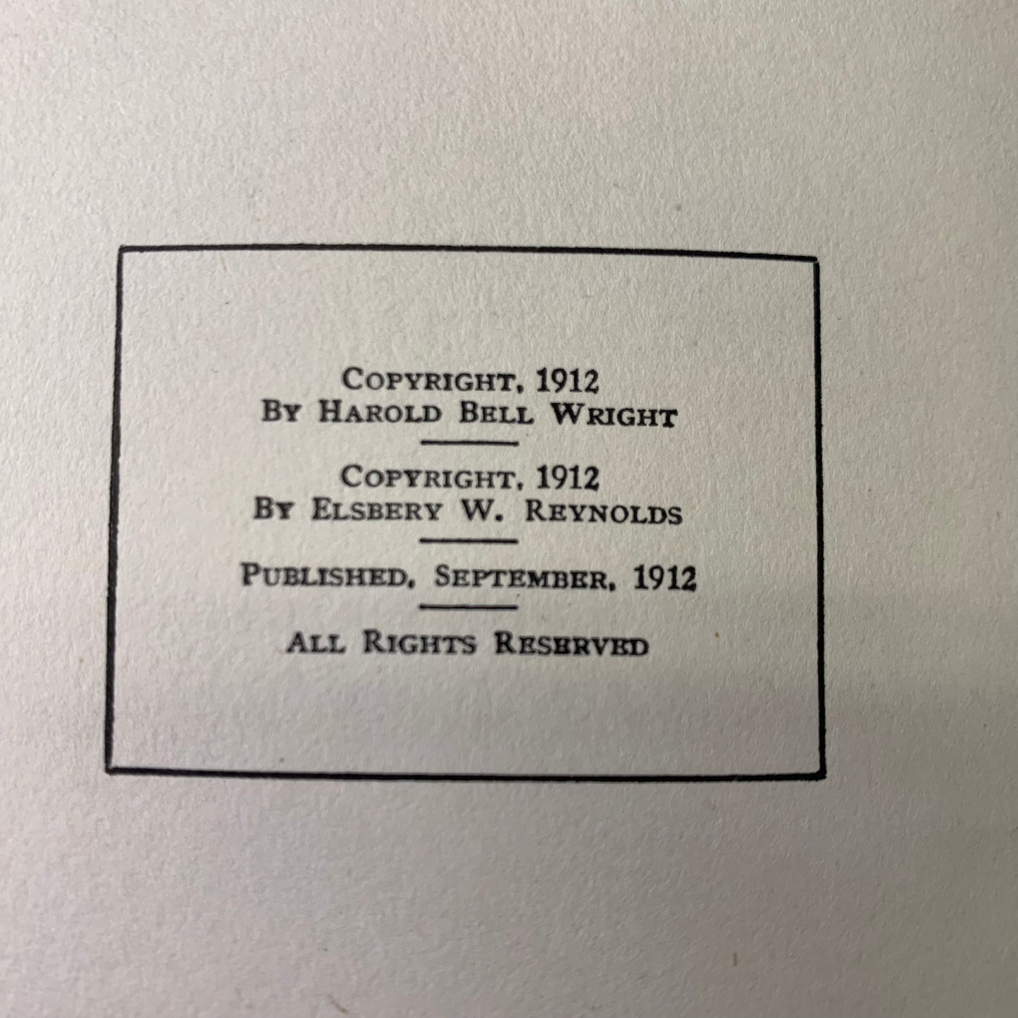 Their Yesterdays - Harold Bell Wright - 1st Edition - Illustrated by F. Graham Cootes - 1912