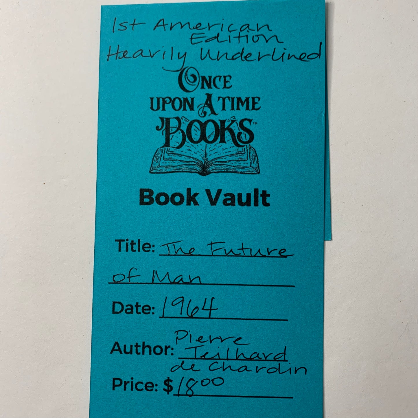 The Future of Man - Pierre Teilhard de Chardin - 1st American Edition - 1964