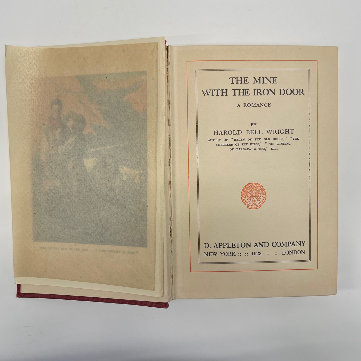 The Mine with the Iron Door - Harold Bell Wright - First Edition - 1923