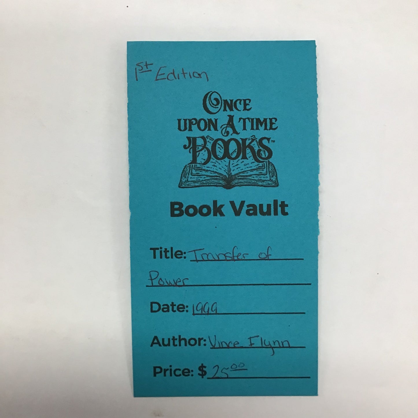 Transfer of Power - Vince Flynn - 1st Edition - 1999