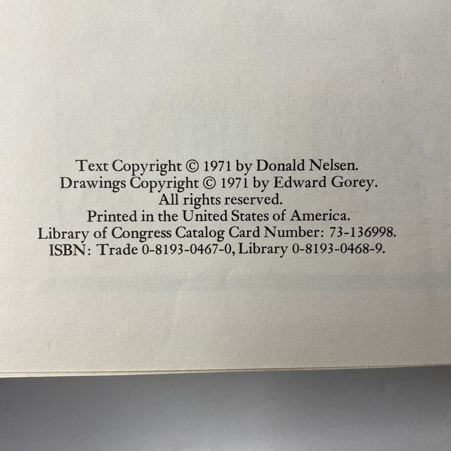 Sam And Emma - Donald Nelsen - 1971