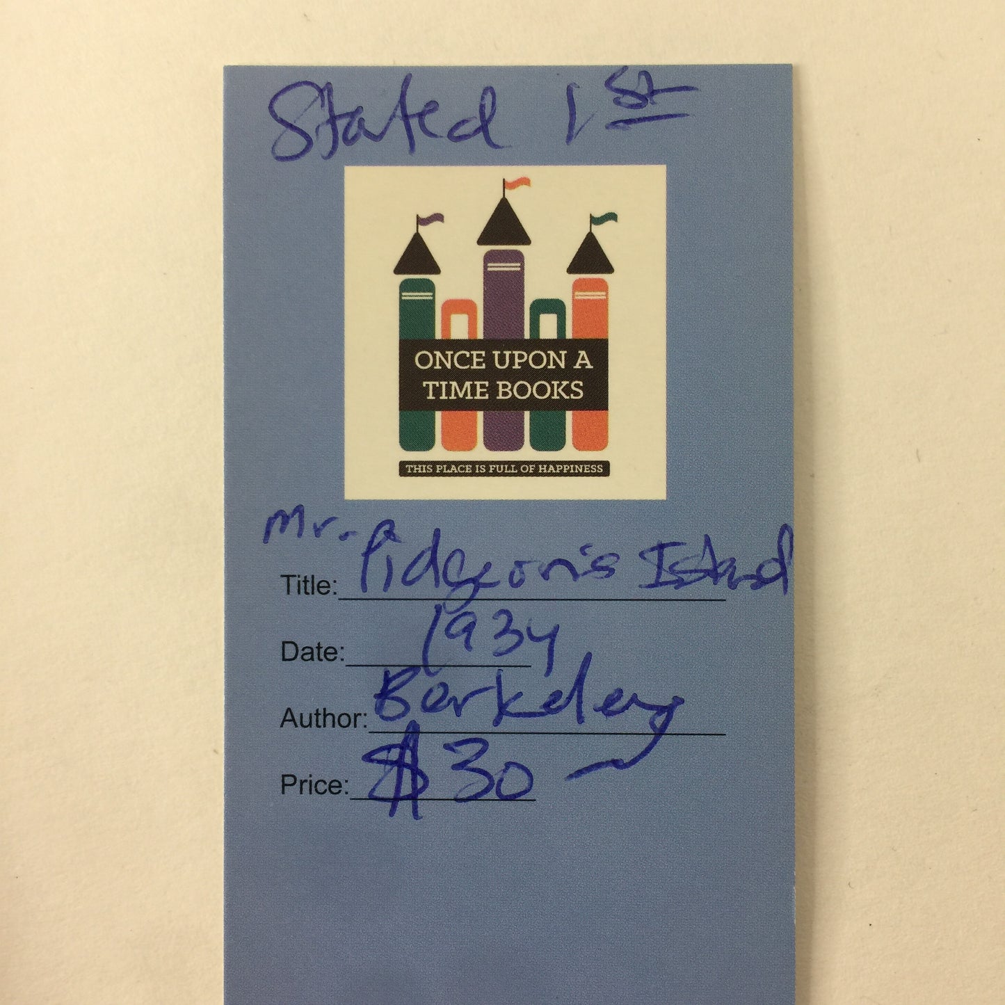 Mr. Pigeon’s Island - Anthony Berkeley - Stated 1st Edition - 1934