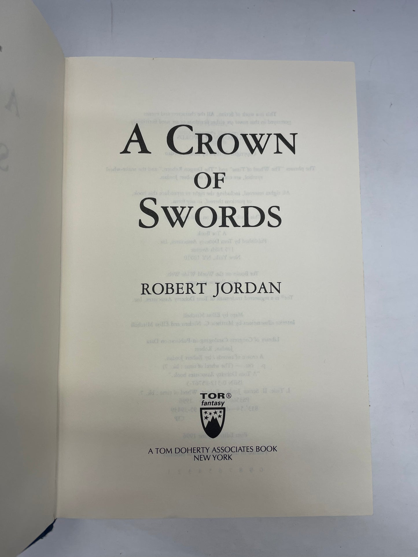 A Crown of Swords - Robert Jordan - 1st Edition - 1996