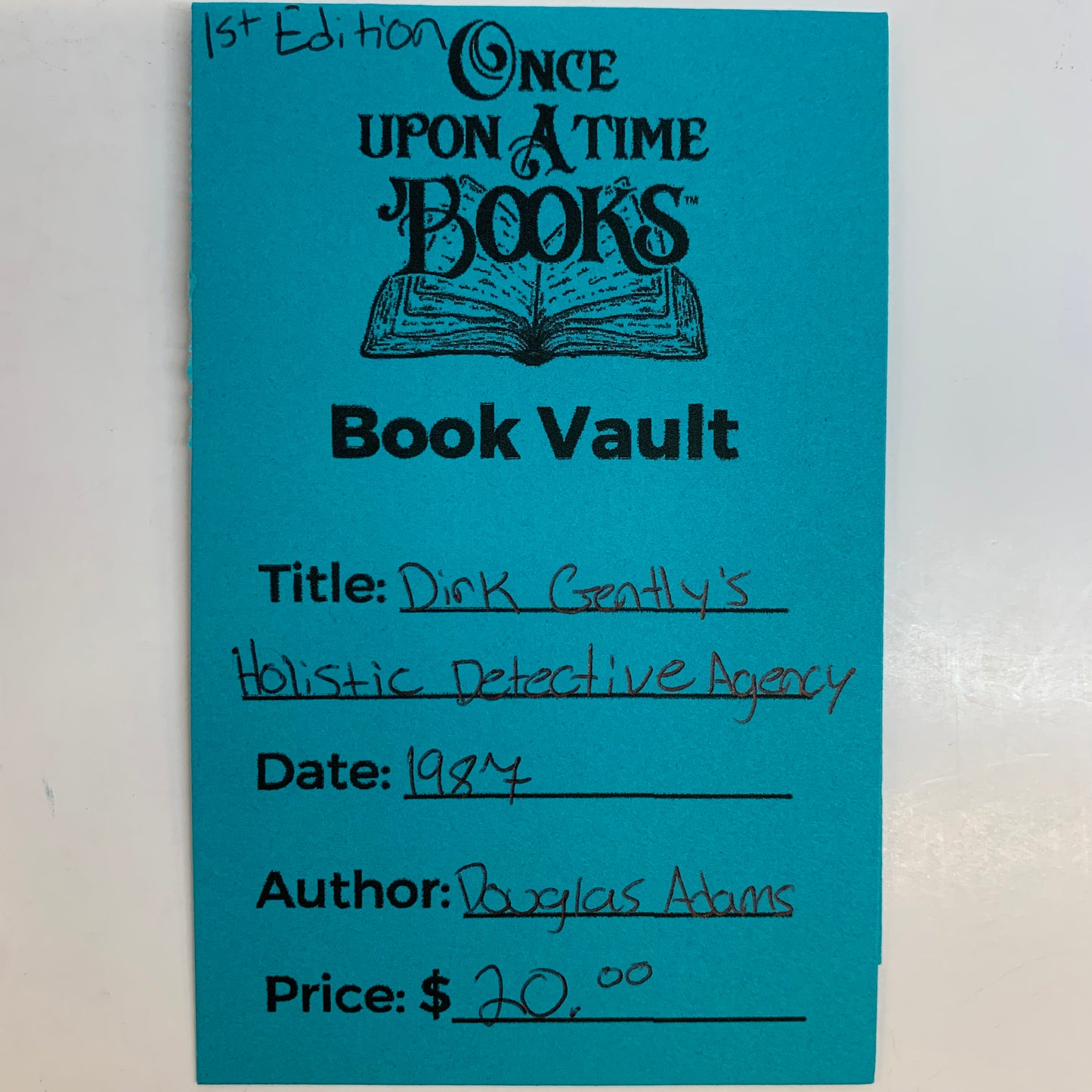 Dirk Gently's Holistic Detective Agency - Douglas Adams - 1st Edition - 1987