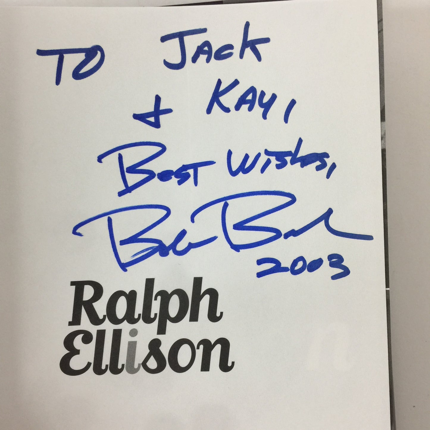 Ralph Ellison: A Biography - Bob Burke and Denyvetta Davis - Signed