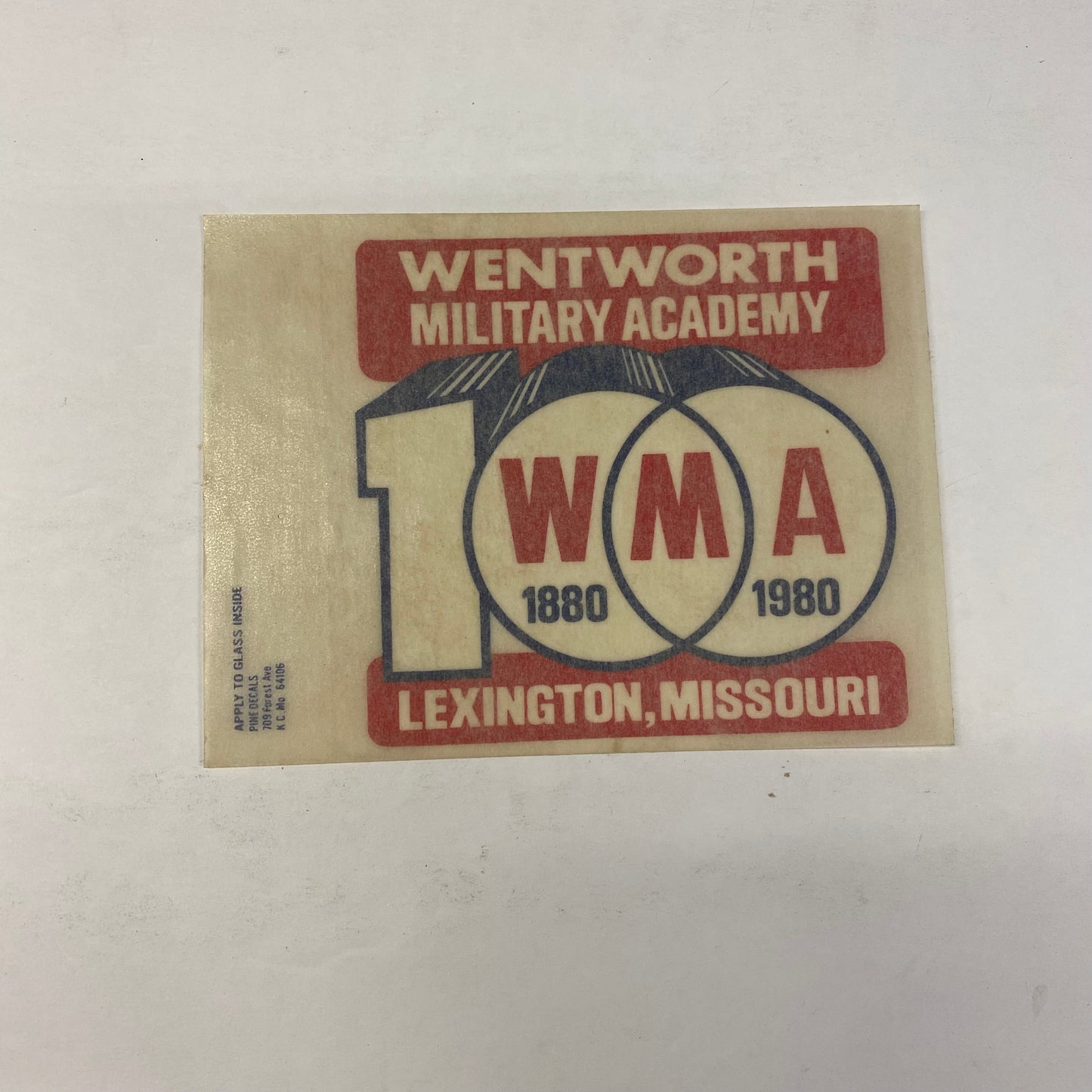 The Story of Wentworth - Raymond W. Settle - Glass Decal, Foldout In Front - 1st Edition - 1950