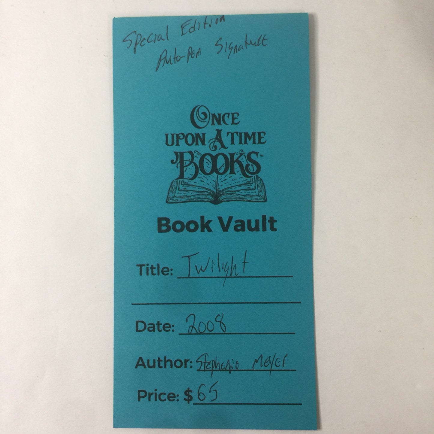 Twilight - Stephanie Meyer - Special Edition - Signed ( Autopen Signature) - 2008