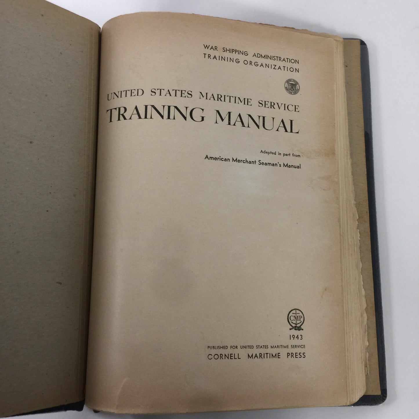U.S. Maritime Service Training Manual - Cornell Maritime Press - 1943