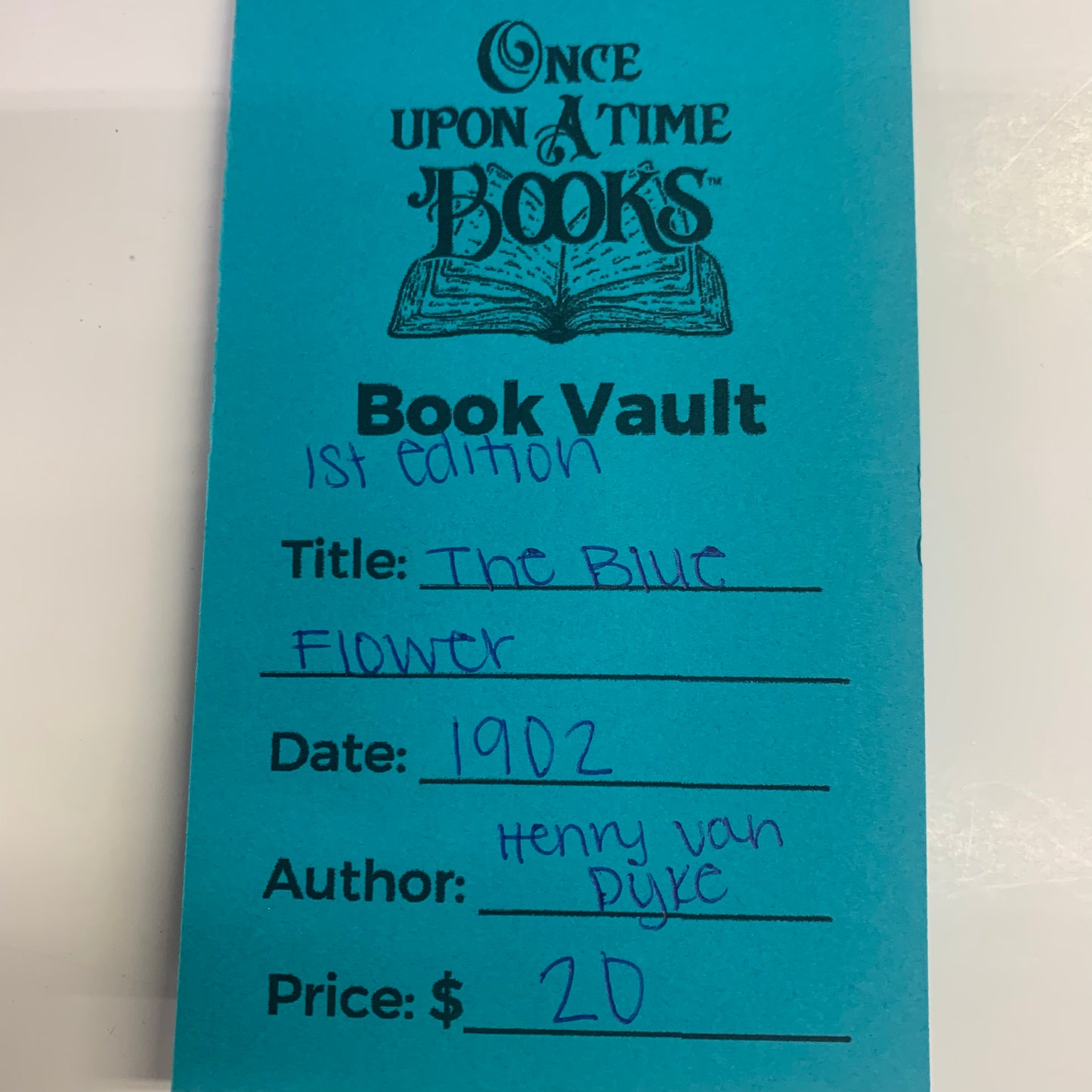 The Blue Flower - Henry Van Dyke - 1st Edition - 1902