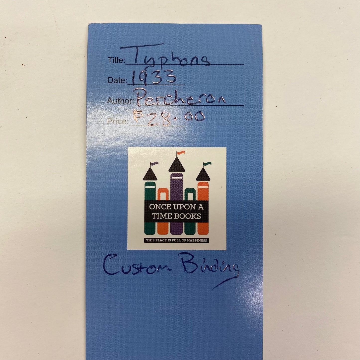 Typhons - Percheron - Custom Binding - 1933
