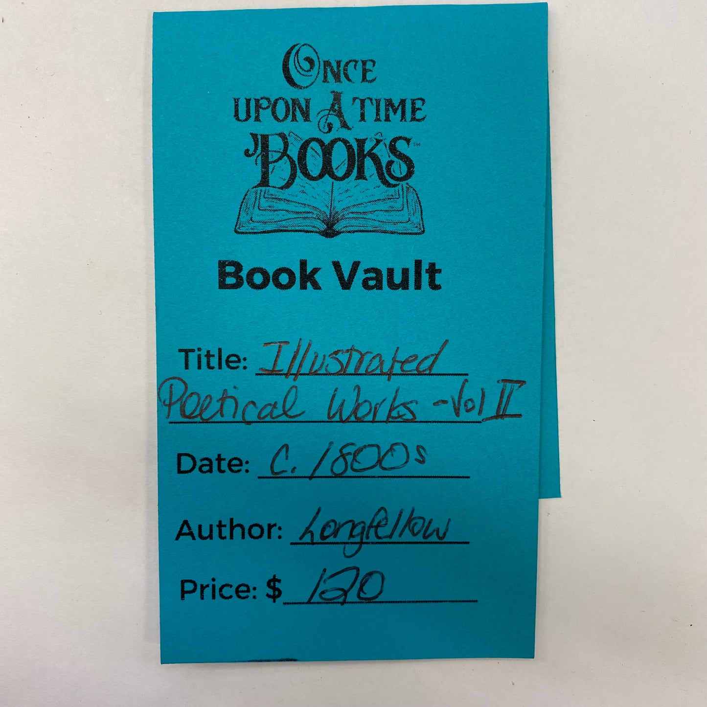 Illustrated Poetical Works - Henry W. Longfellow - Volume 2 - circa 1800s