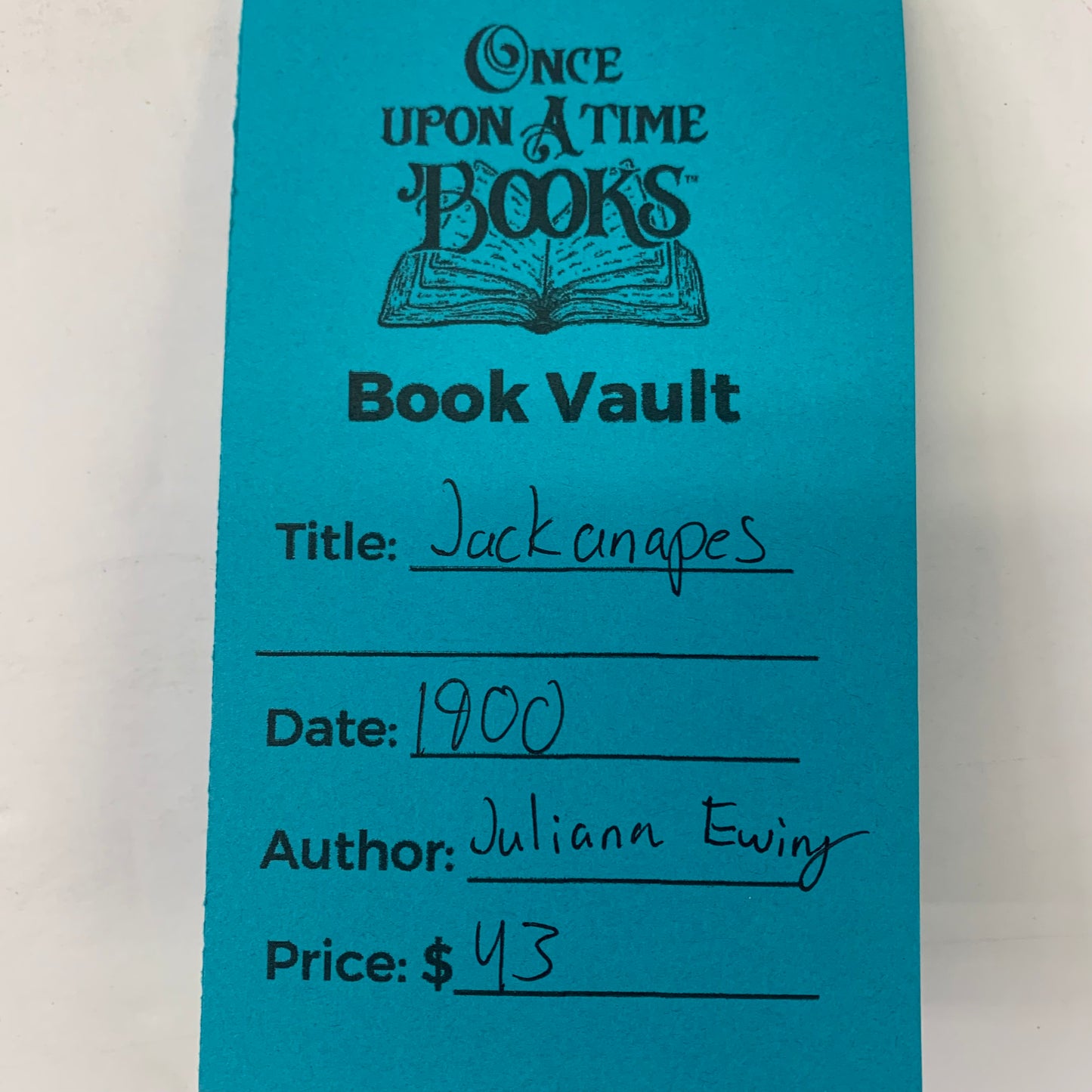 Jackanapes - Juliana Ewing - 1900