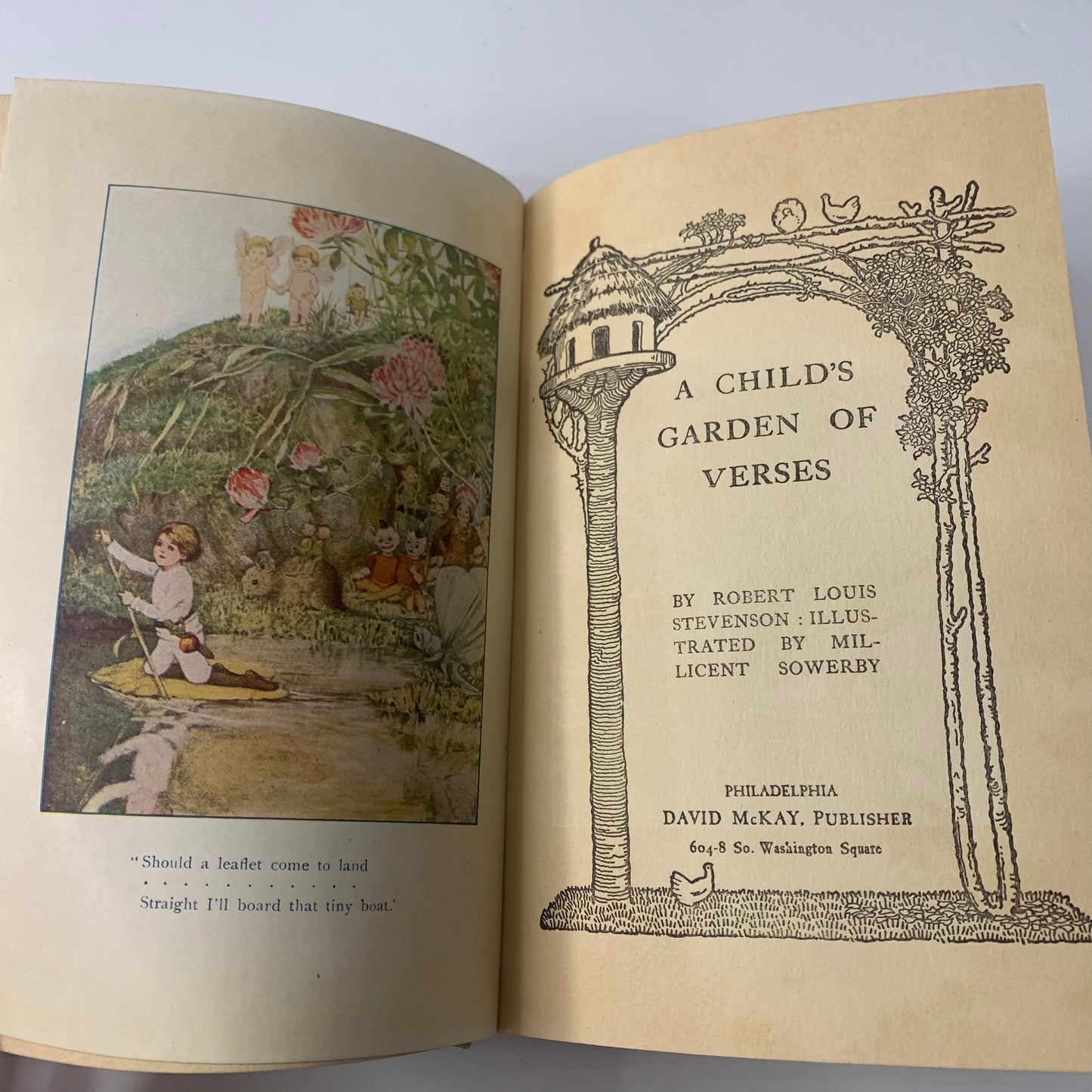 A Child’s Garden of Verses - Robert Louis Stevenson - Color Pictures - 1927