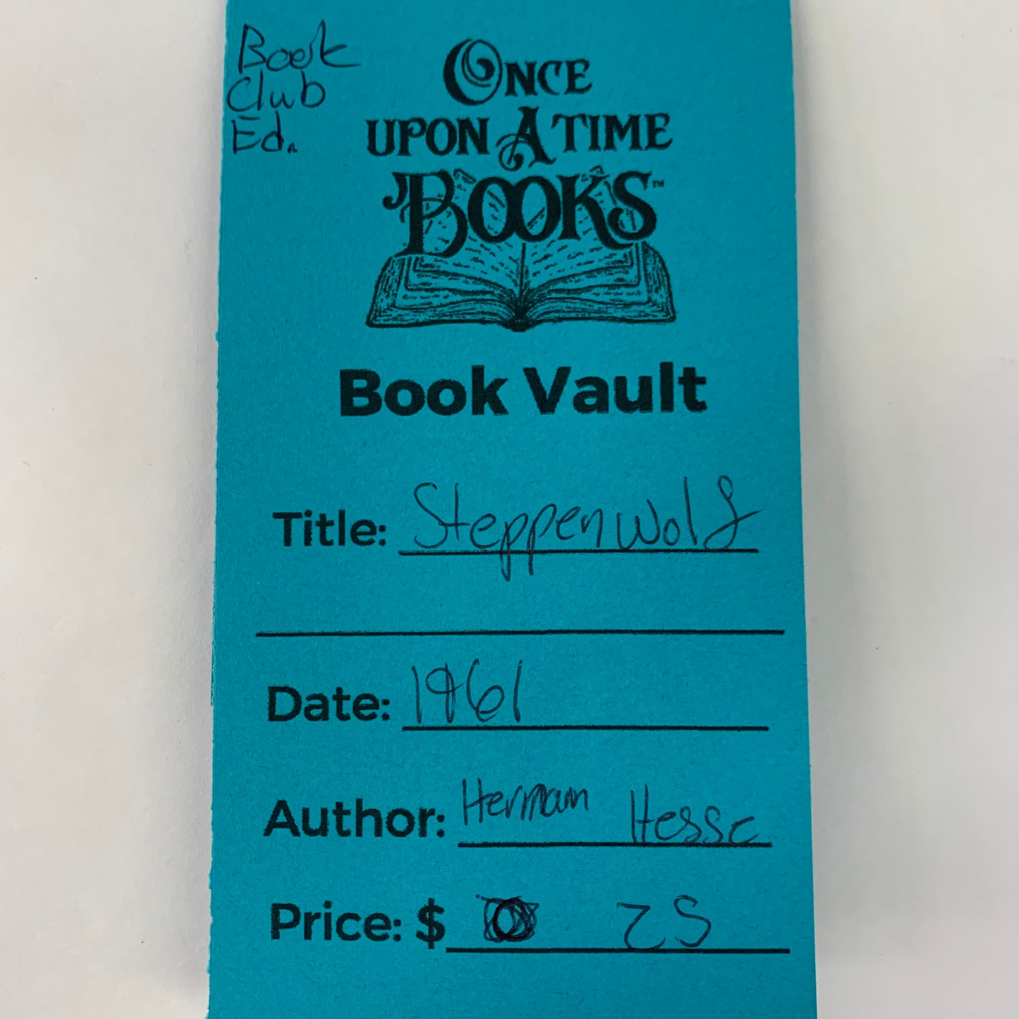 Steppenwolf - Herman Hesse - Book Club Edition - 1961