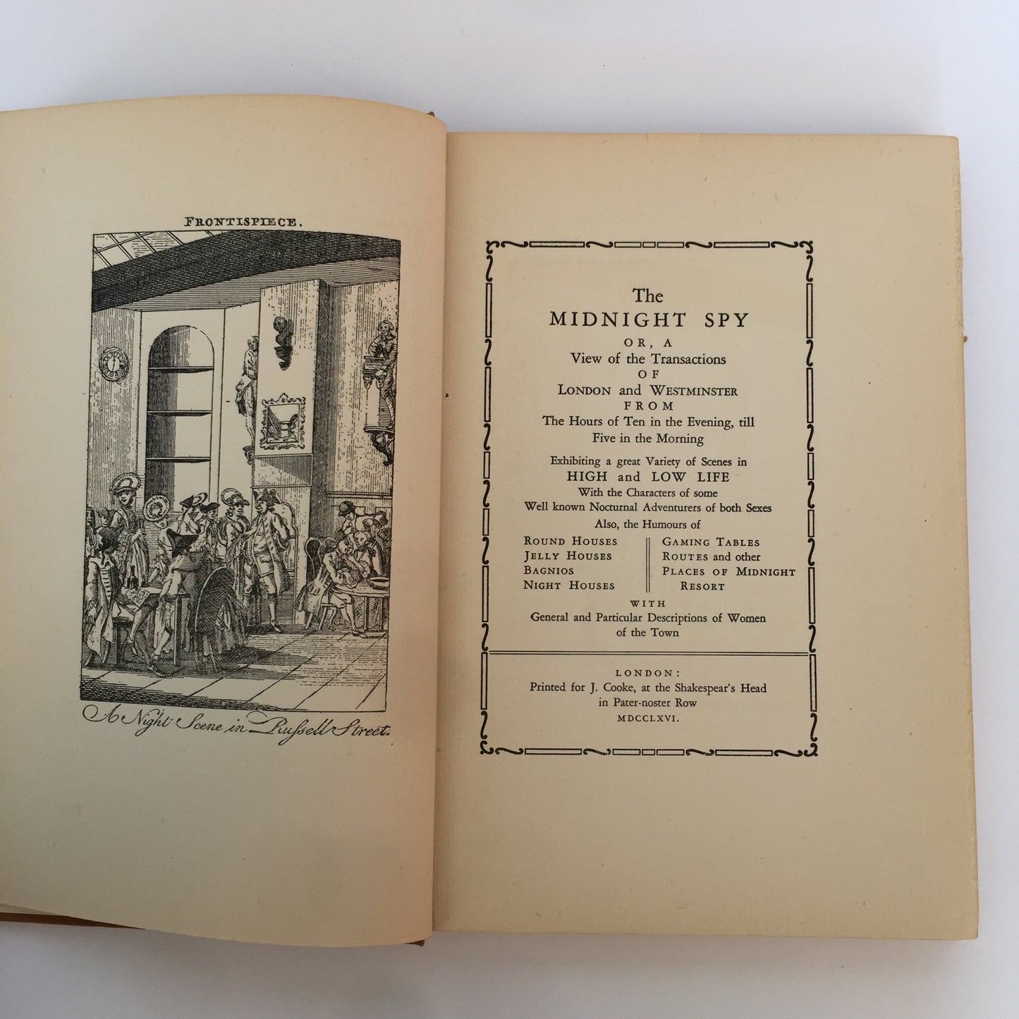 The Midnight Spy 1756-1929 - 1929