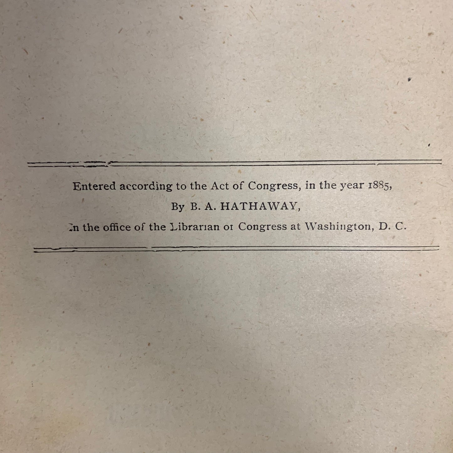 1001 Questions and Answers on Arithmetic - B.A. Hathaway - 1885
