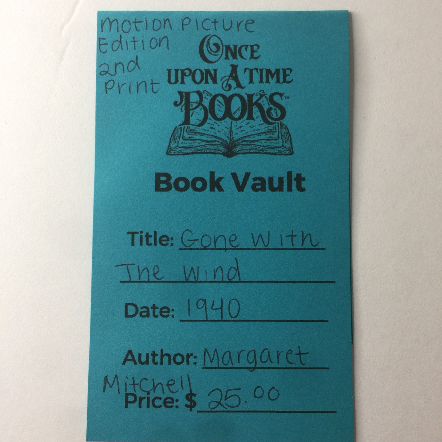 Gone With the Wind - Margaret Mitchell - 2nd Print - Motion Picture Edition - 1940