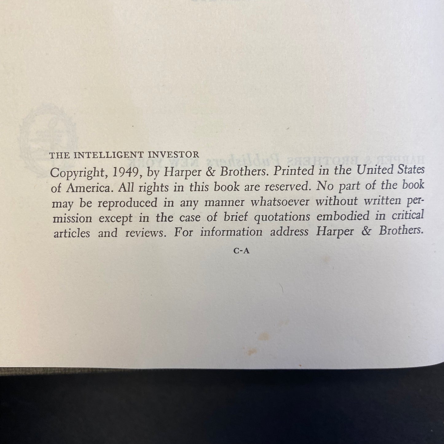 The Intelligent Investor - Benjamin Graham - 1951