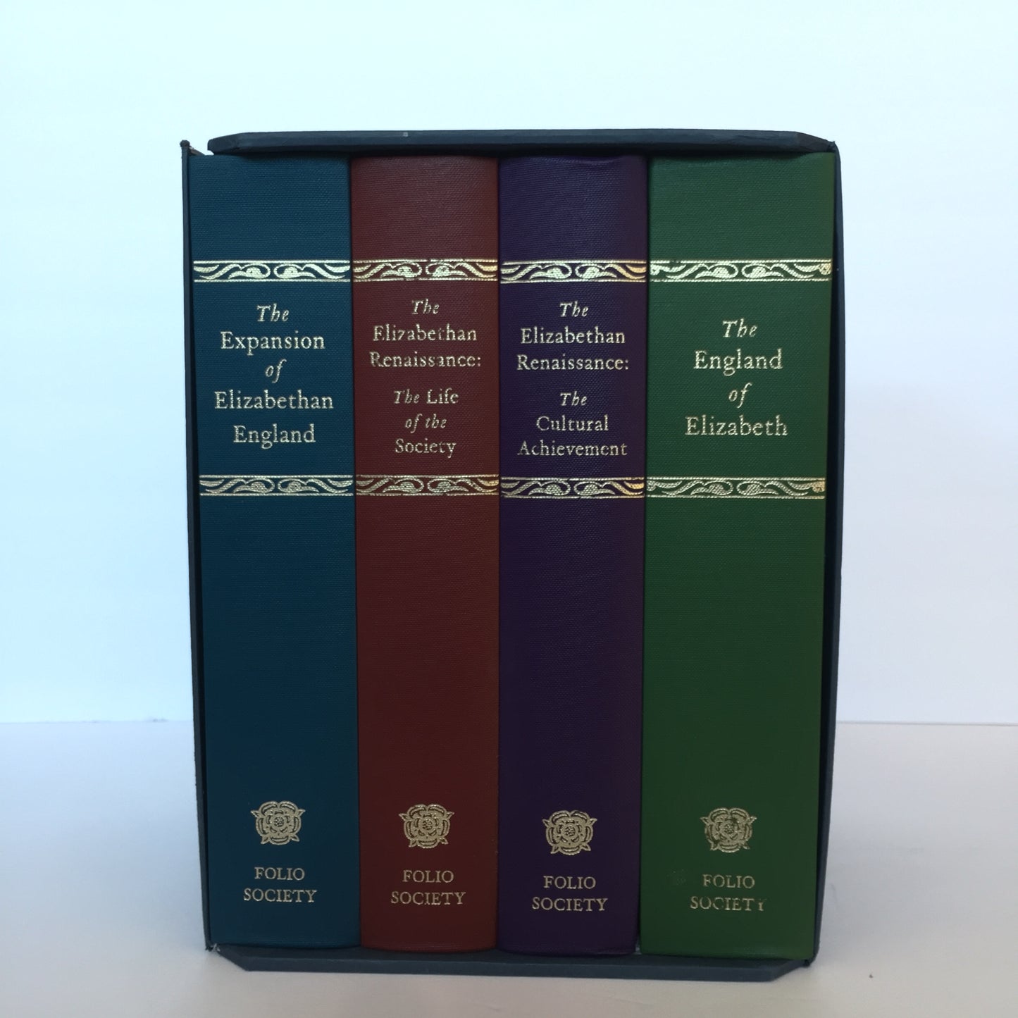 The Elizabethan Age - A. L. Rowse - 1st Thus - 4 Vol - Folio Society - 2012