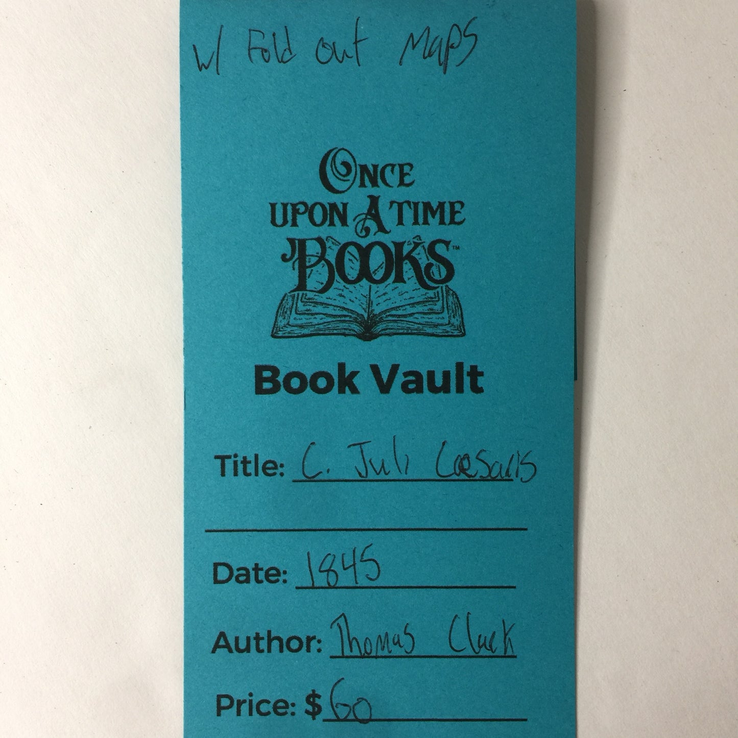 C. Julii Caesaris - Thomas Clark - w/ Fold Out Maps - 1845