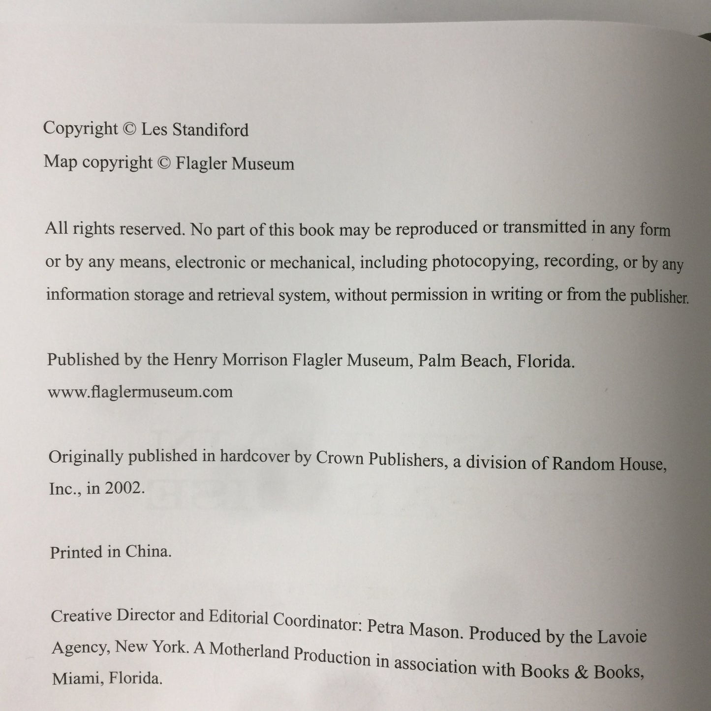 Last Train to Paradise - Les Standiford - Signed - Centennial Edition - 2002