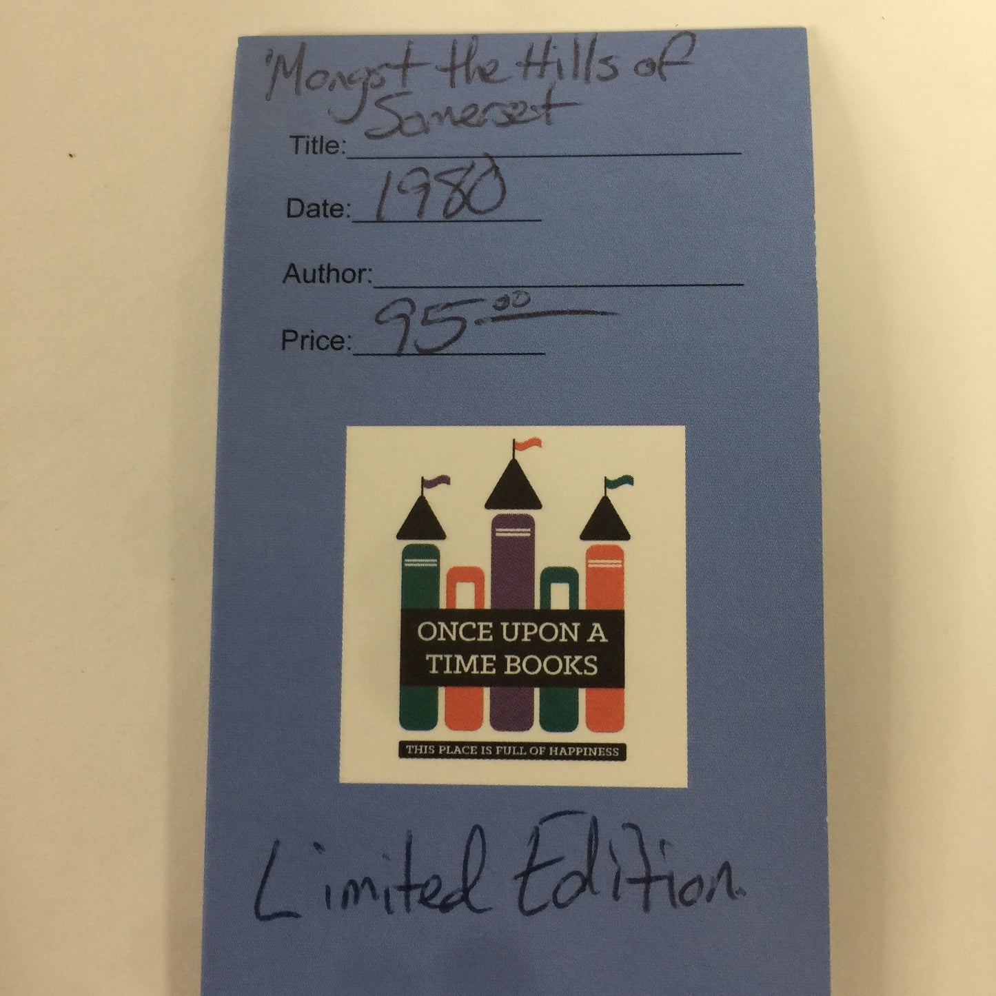 ‘Mongst The Hills of Somerset - Various - Limited Edition - 1980