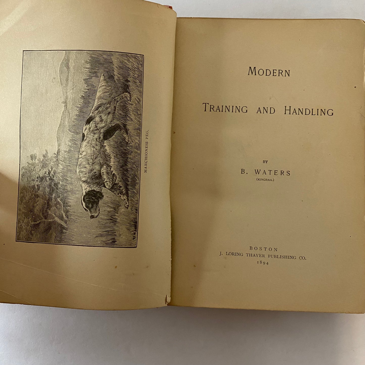 Modern Training and Handling - B. Waters - 1894