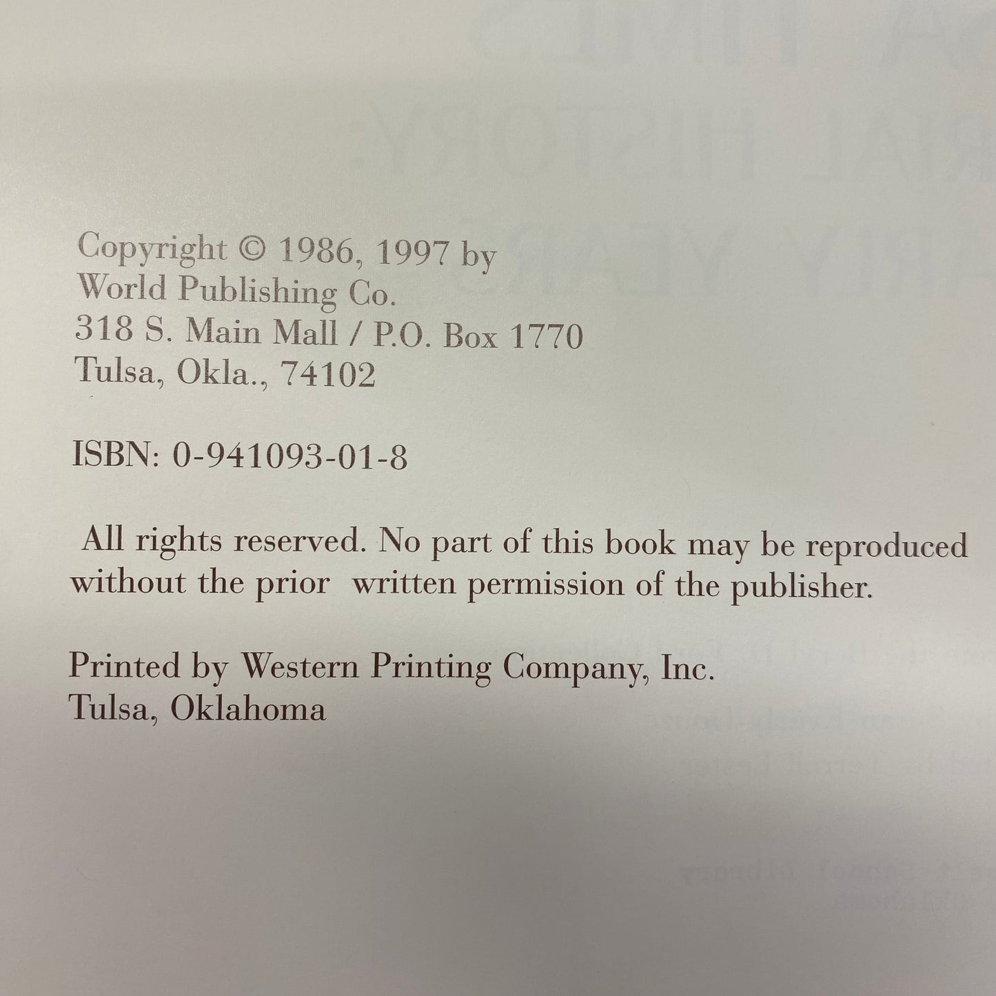 Tulsa Times: A Pictorial History - Box Set - 3 Volumes - 1997