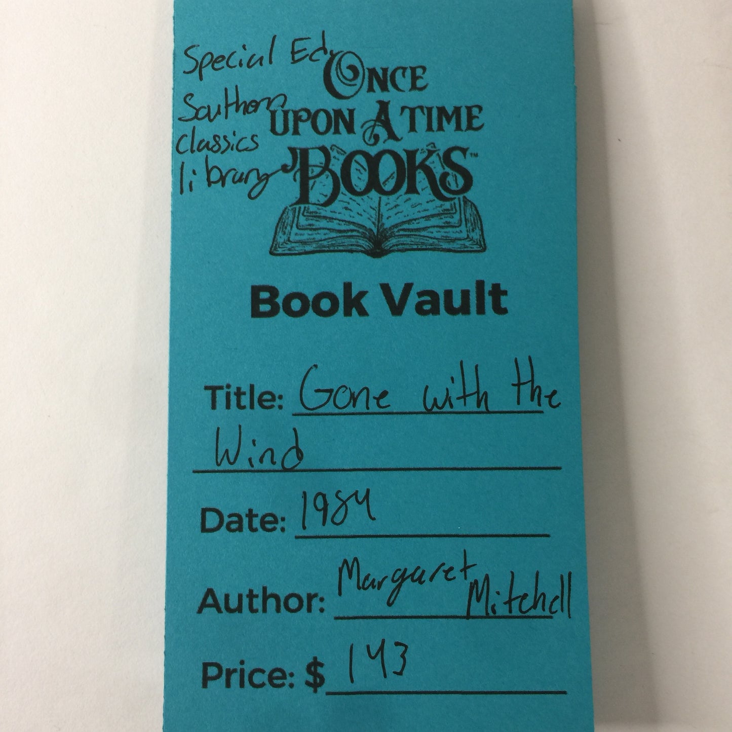 Gone With The Wind - Margaret Mitchell - Southern Classics Library - Special Edition - 1984