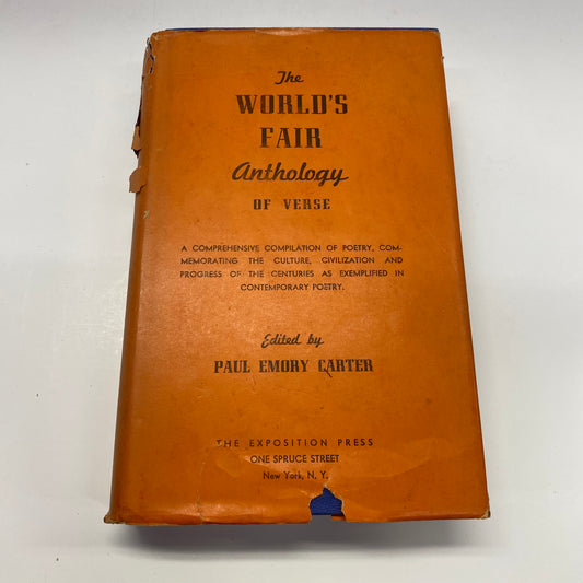 The World’s Fair Anthology of Verse - Paul Emory Carter - Volume 4 - 1939