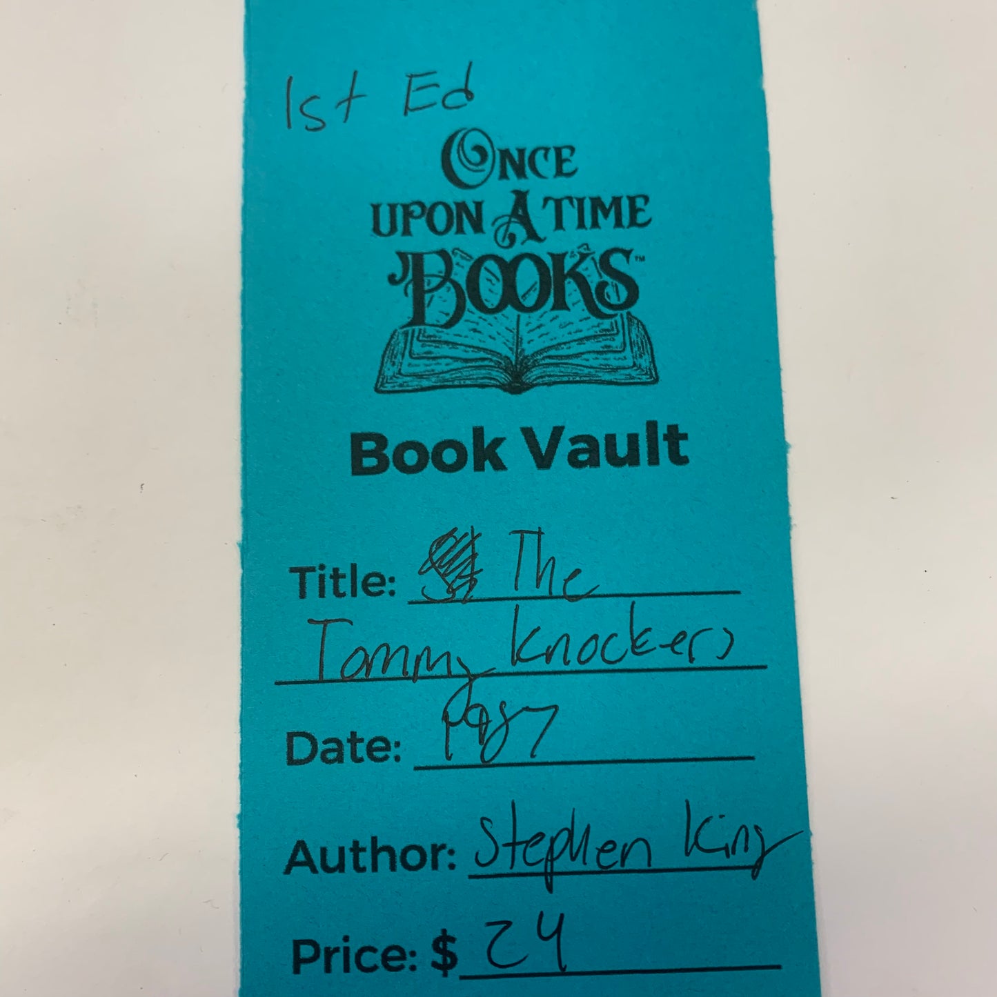 The Tommyknockers - Stephen King - 1st Edition - 1987