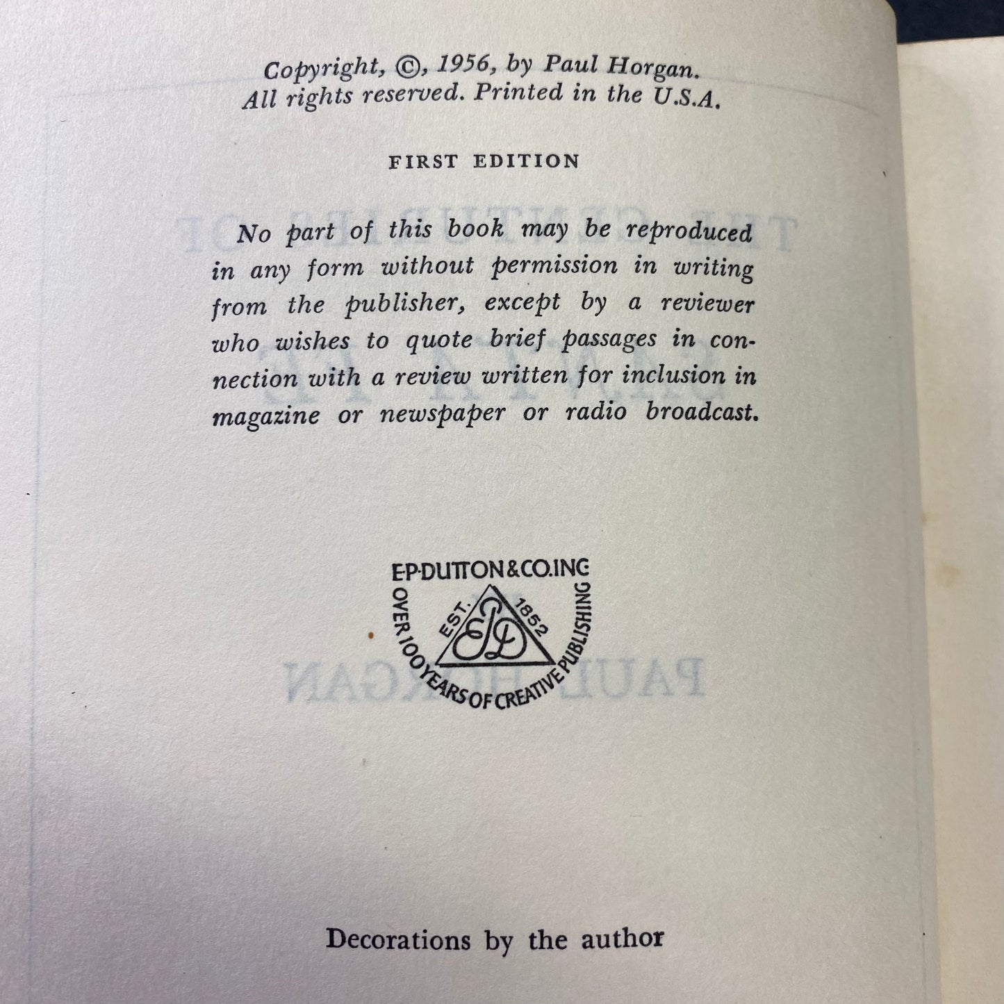 The Centuries of Santa Fe - Paul Horgan - 1st Edition - 1956