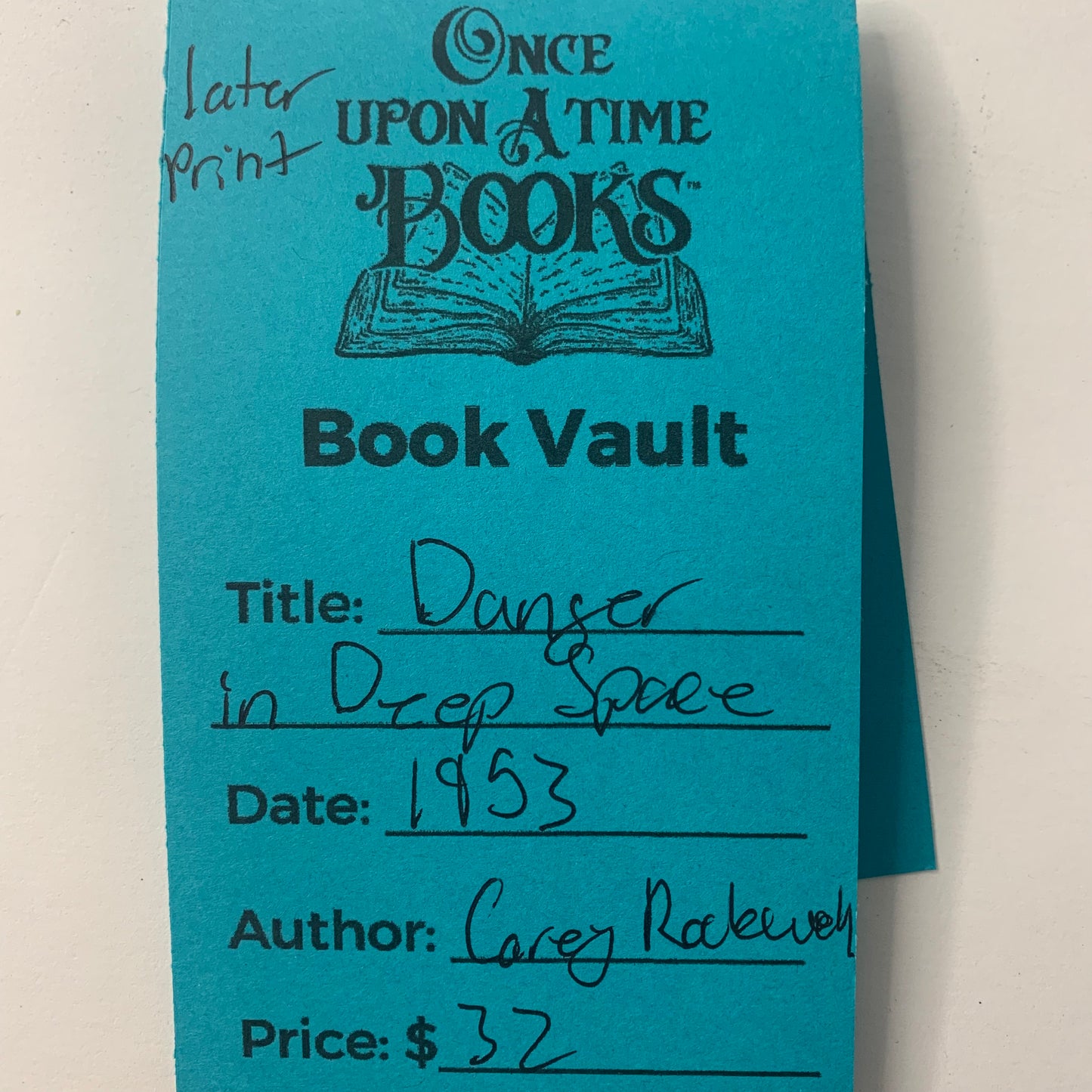 Danger in Deep Space - Carey Rockwell - Later Print - 1953