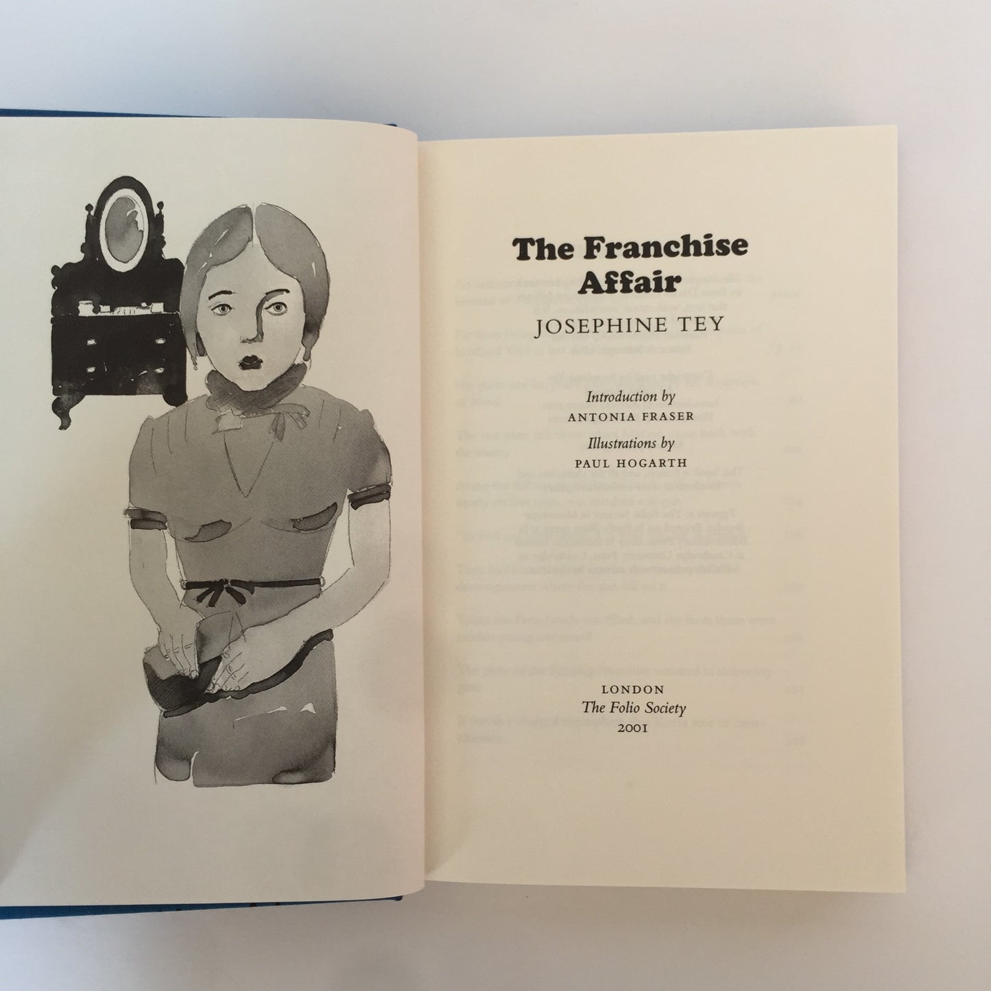 The Franchise Affair - Josephine Tey - 2nd Print - Folio Society - 2001