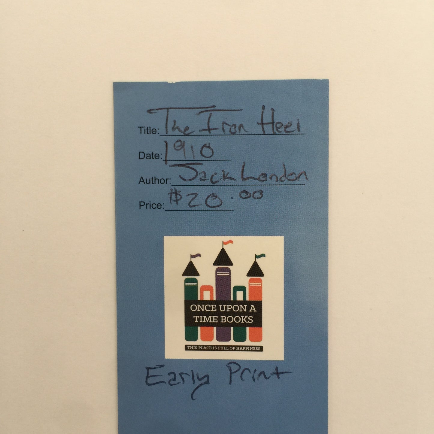 The Iron Heel - Jack London - Early Print - 1910