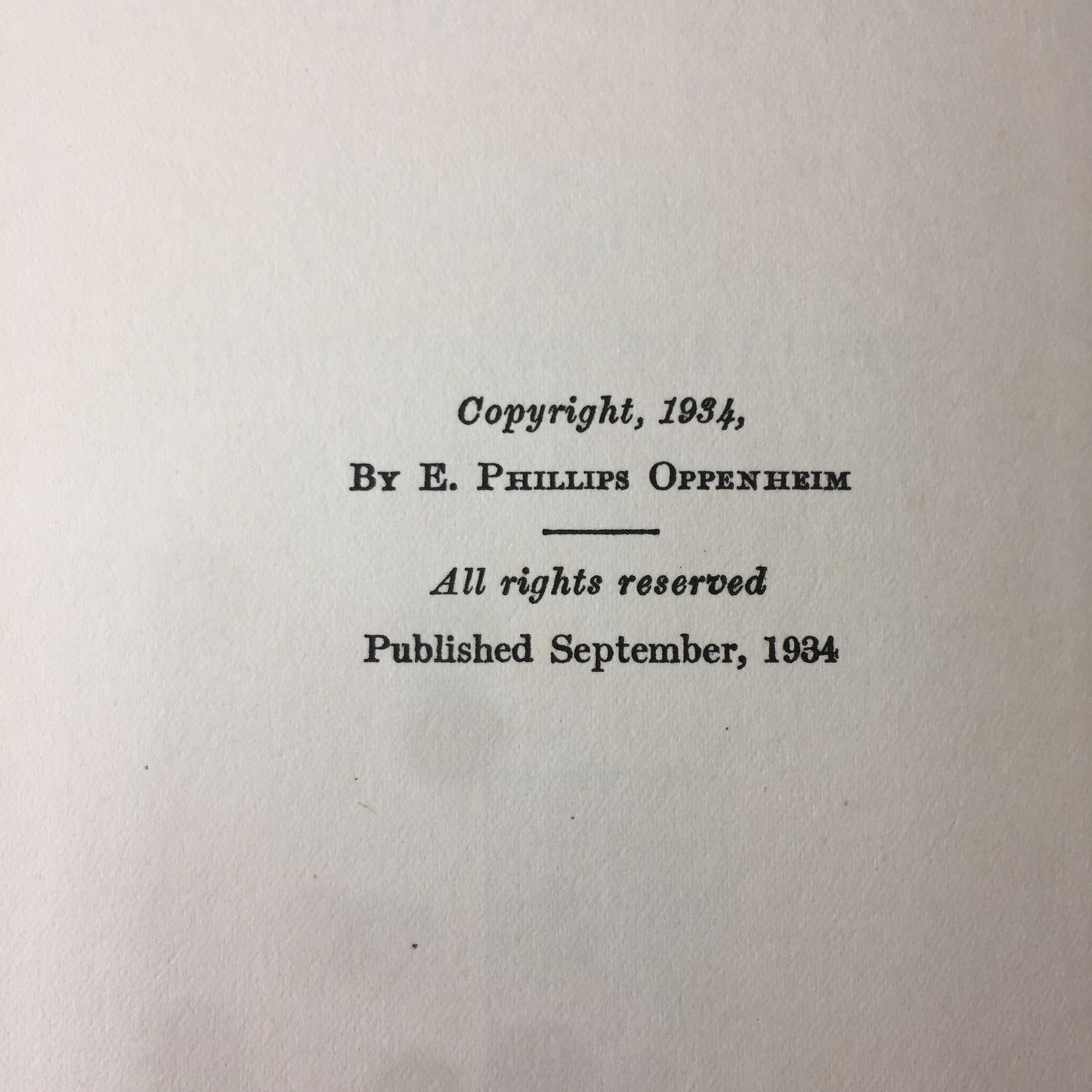 The Strange Boarders of Palace Crescent - E. Phillips Oppenheim - 1st Edition - 1934