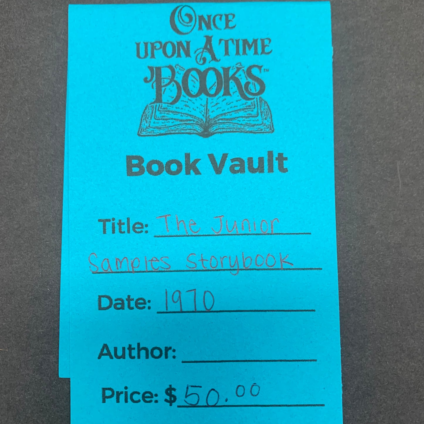 The Junior Samples Storybook - Author Unknown - 1970